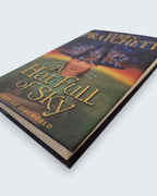 A Hat Full of Sky Terry Pratchett first edition vintage book laying angled view