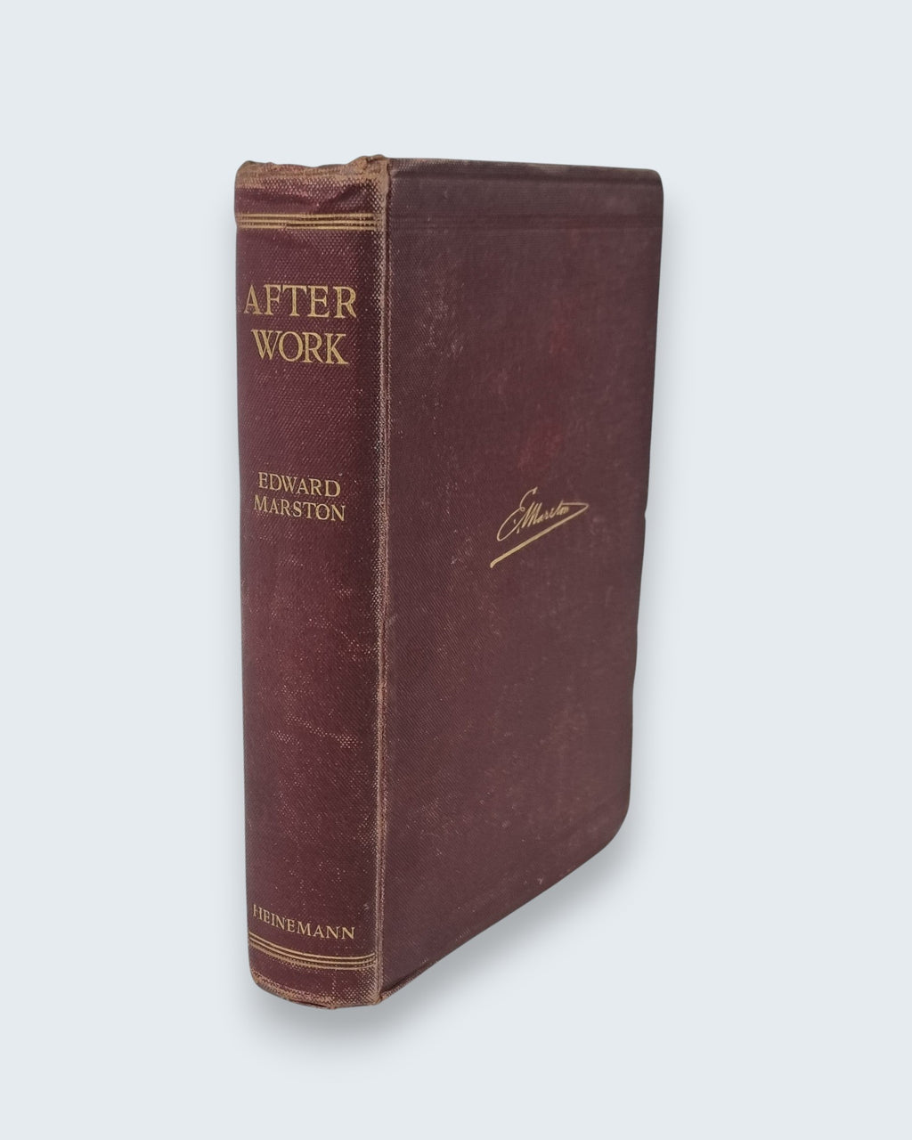 After Work Edward Marston first edition vintage book cover
