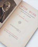 After Work Edward Marston first edition vintage book inside view