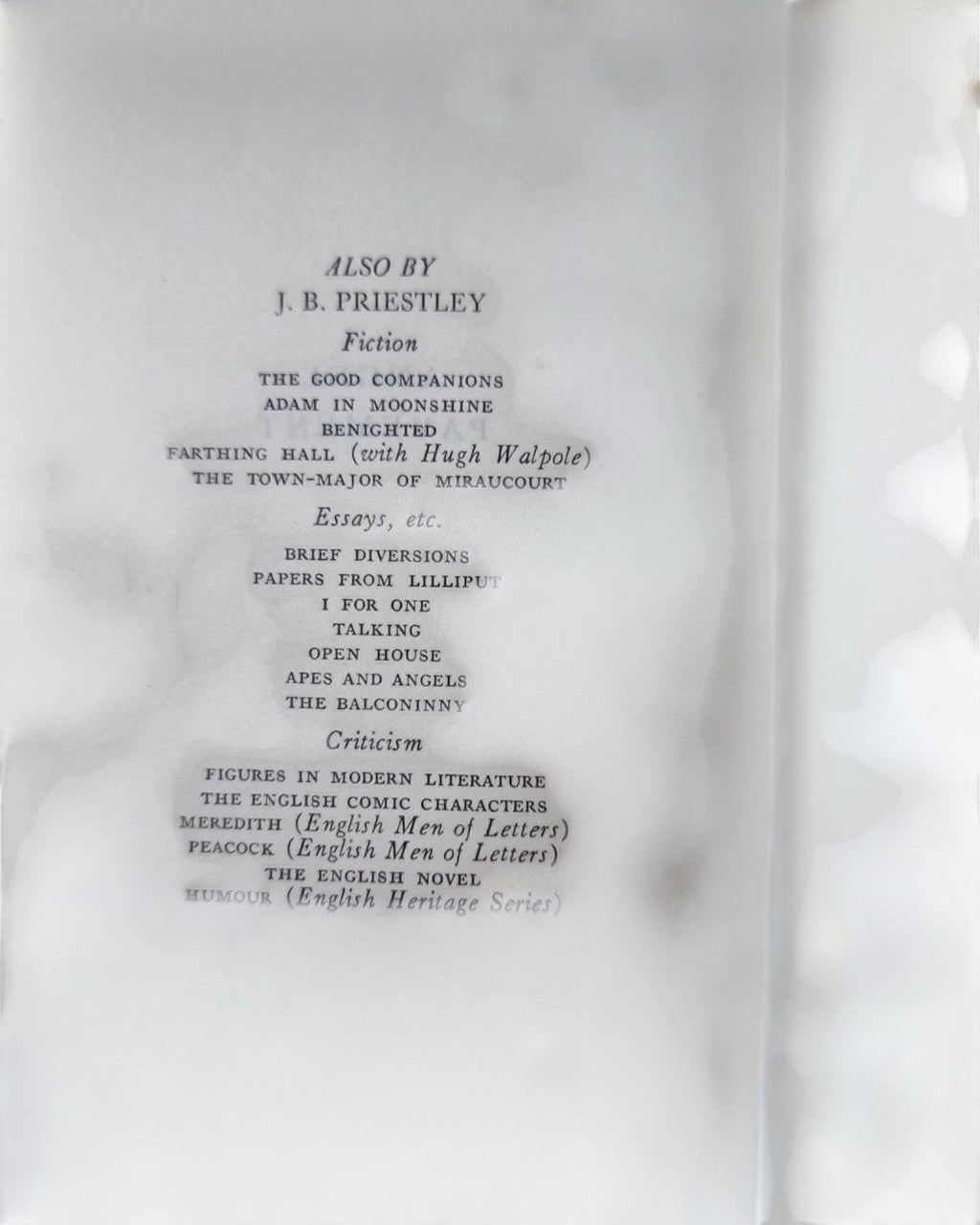Angel Pavement, J. B. Priestley - First Edition, First Impression