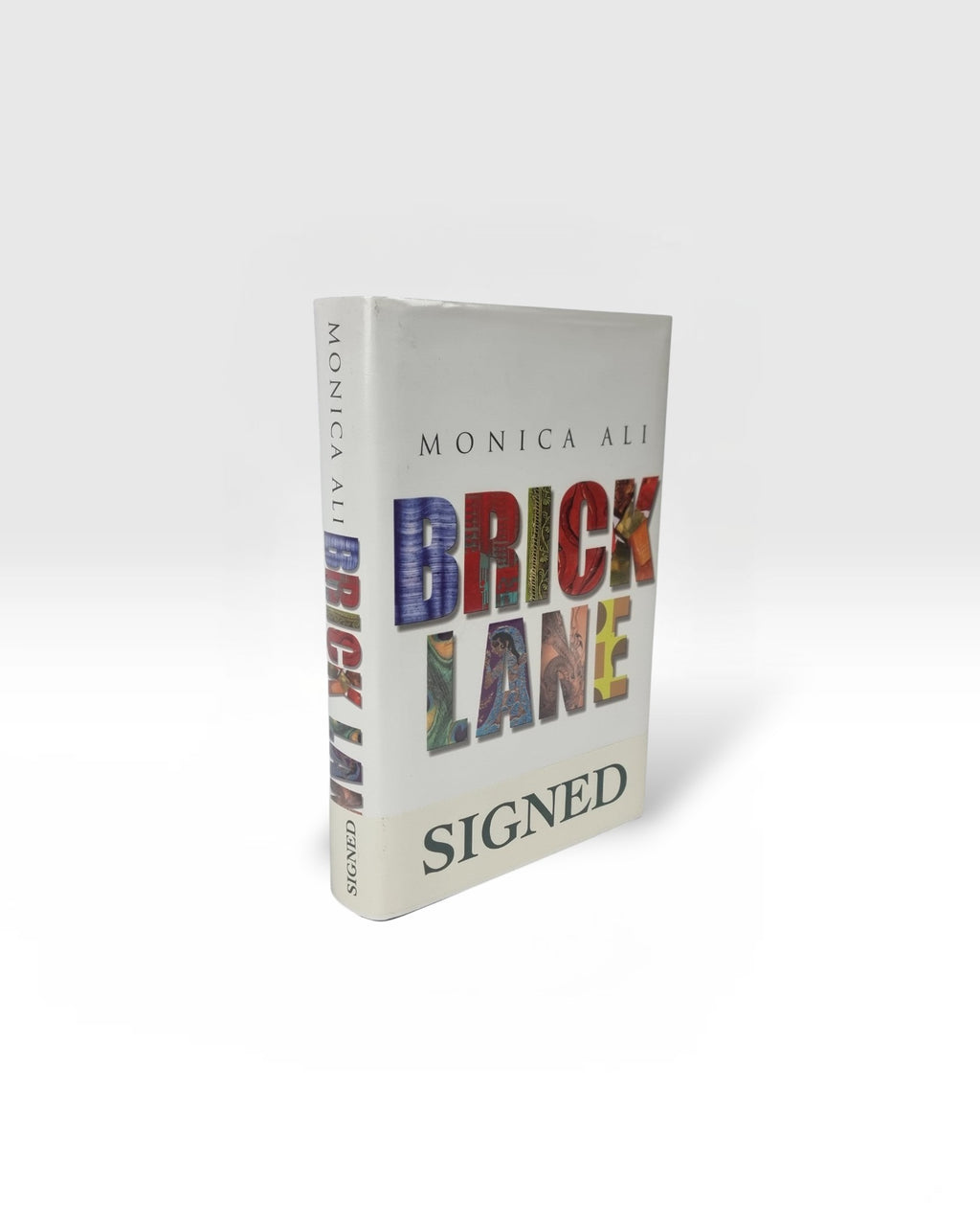 Brick Lane Monica Ali signed first edition vintage book cover