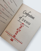 Confessions of Zeno Italo Svevo first edition vintage book title page