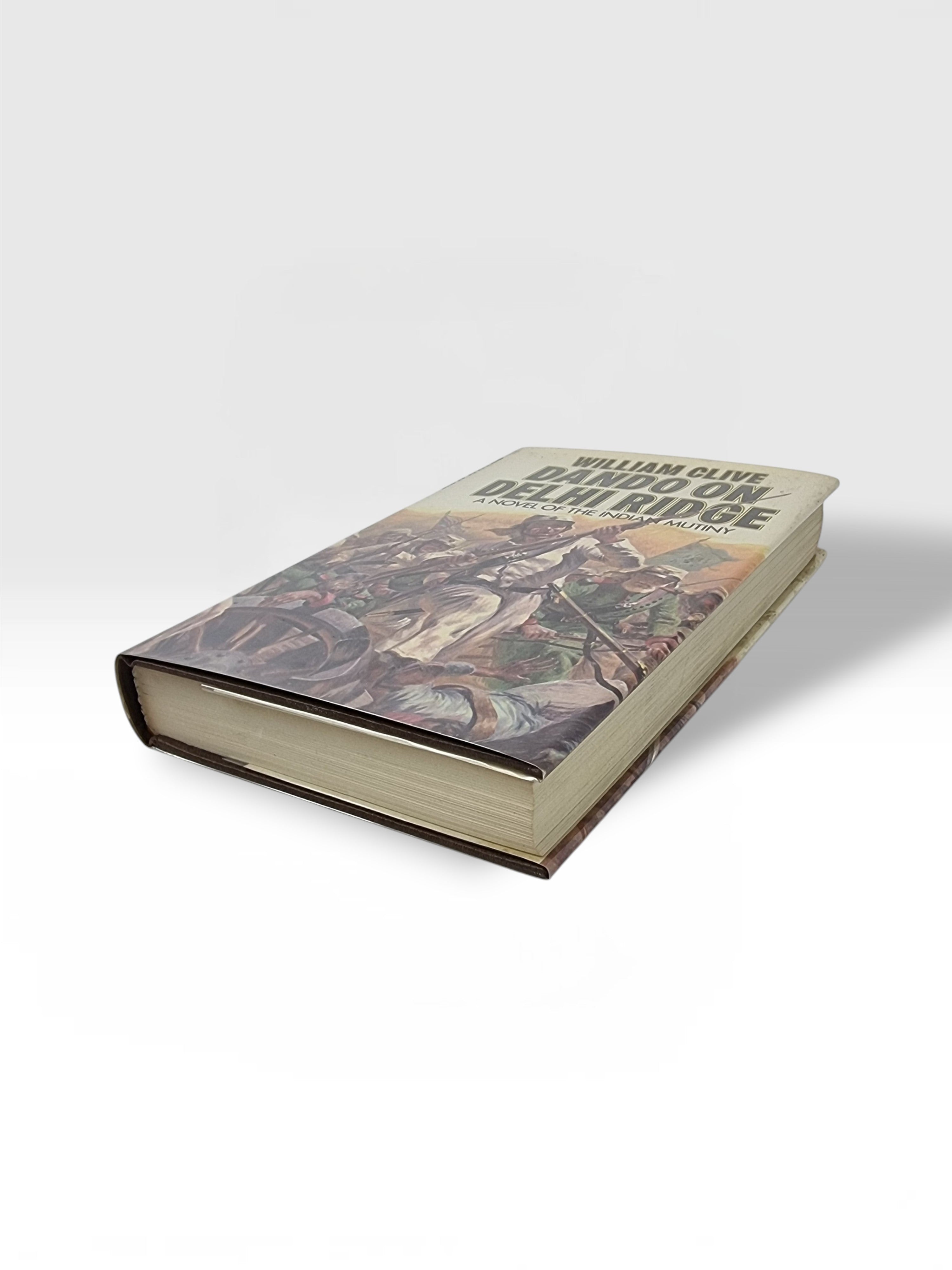 Dando On Delhi Ridge William Clive first edition vintage book side angled view