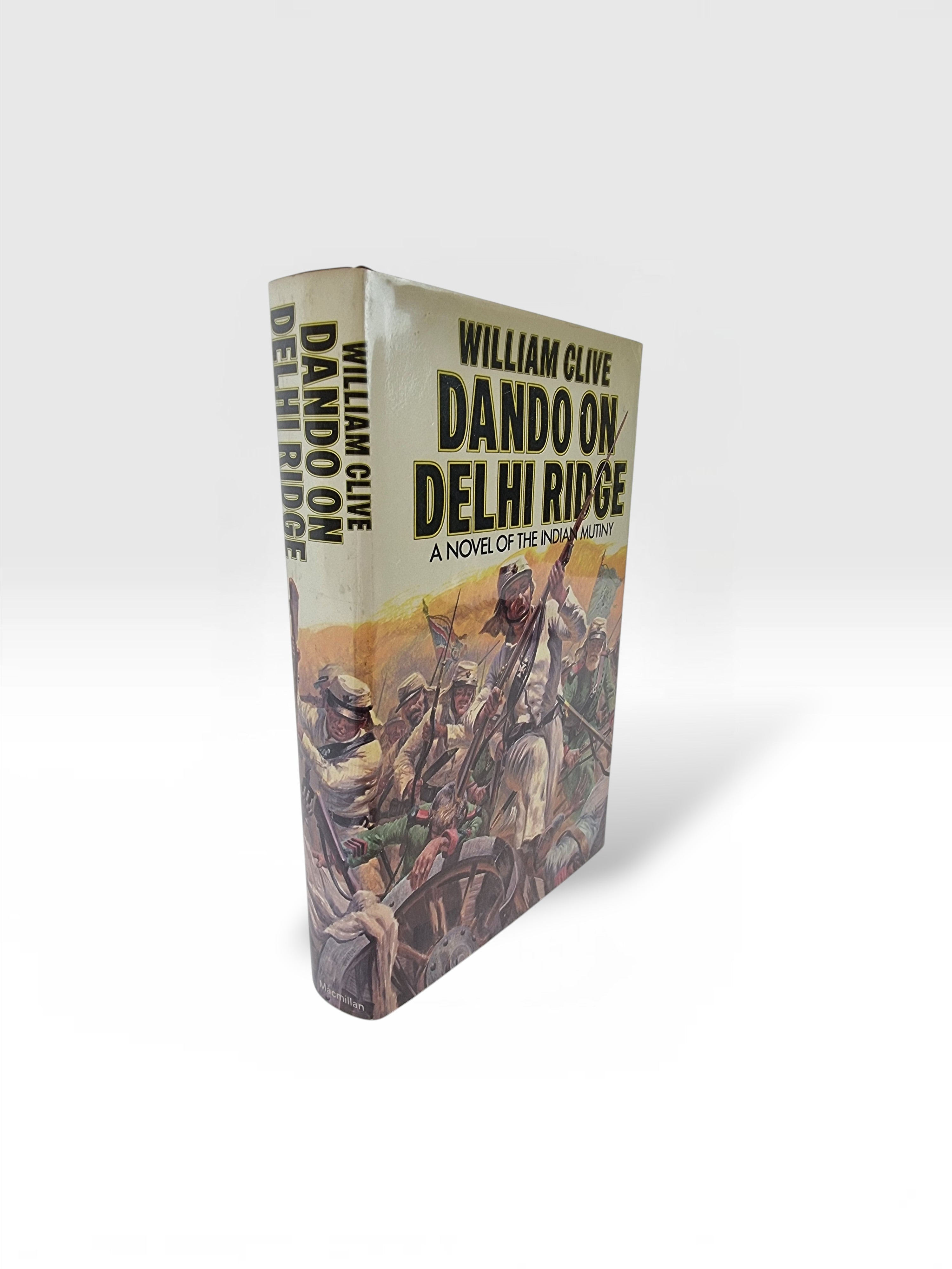 Dando On Delhi Ridge William Clive first edition vintage book cover