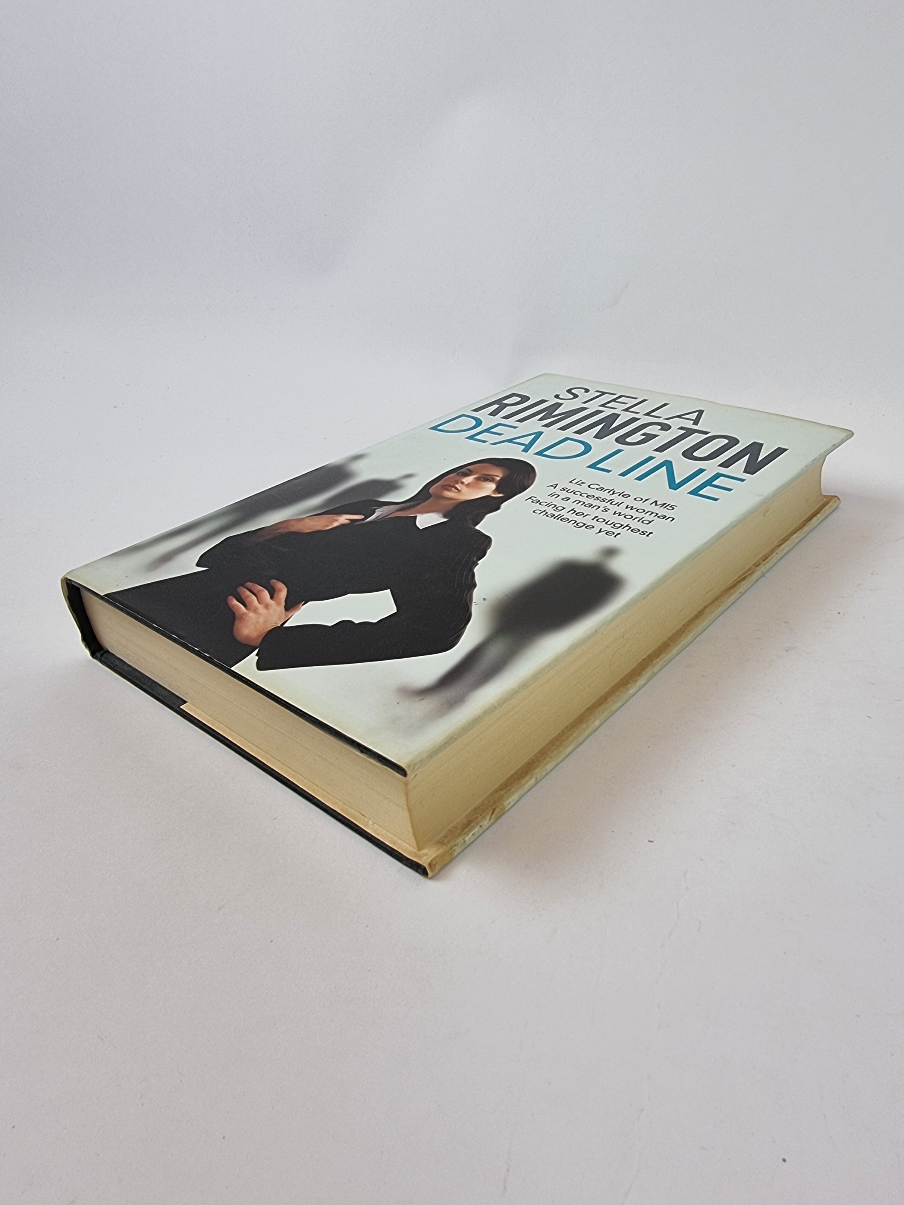 Dead Line Stella Rimington first edition vintage book angled view