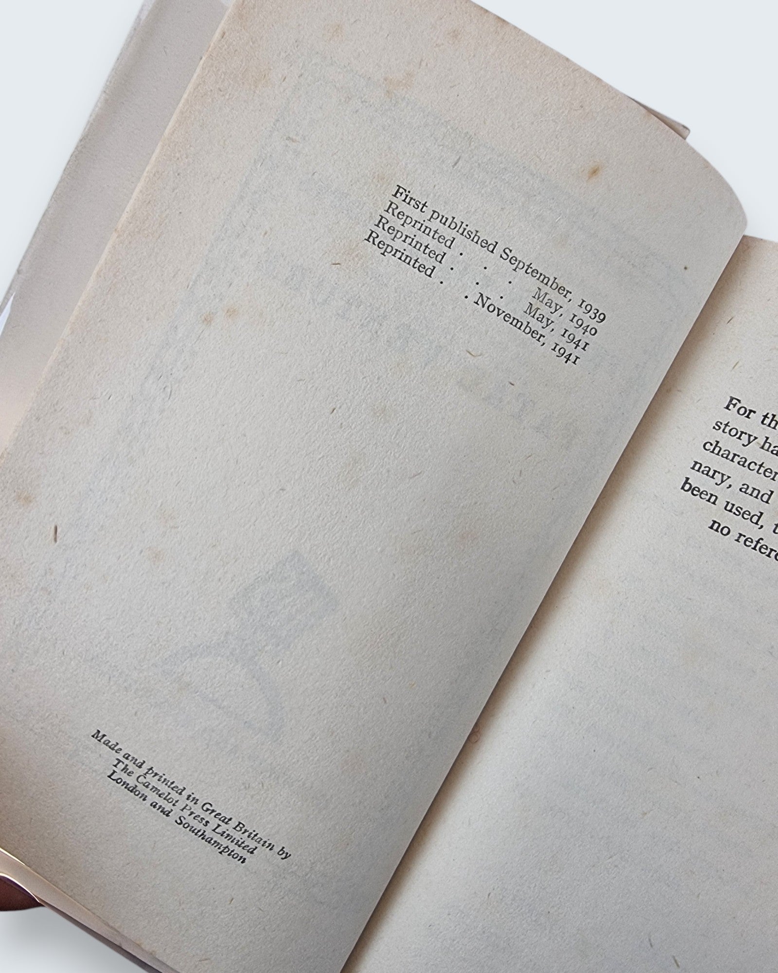 Fatal Venture Freeman Wills Crofts vintage book title page
