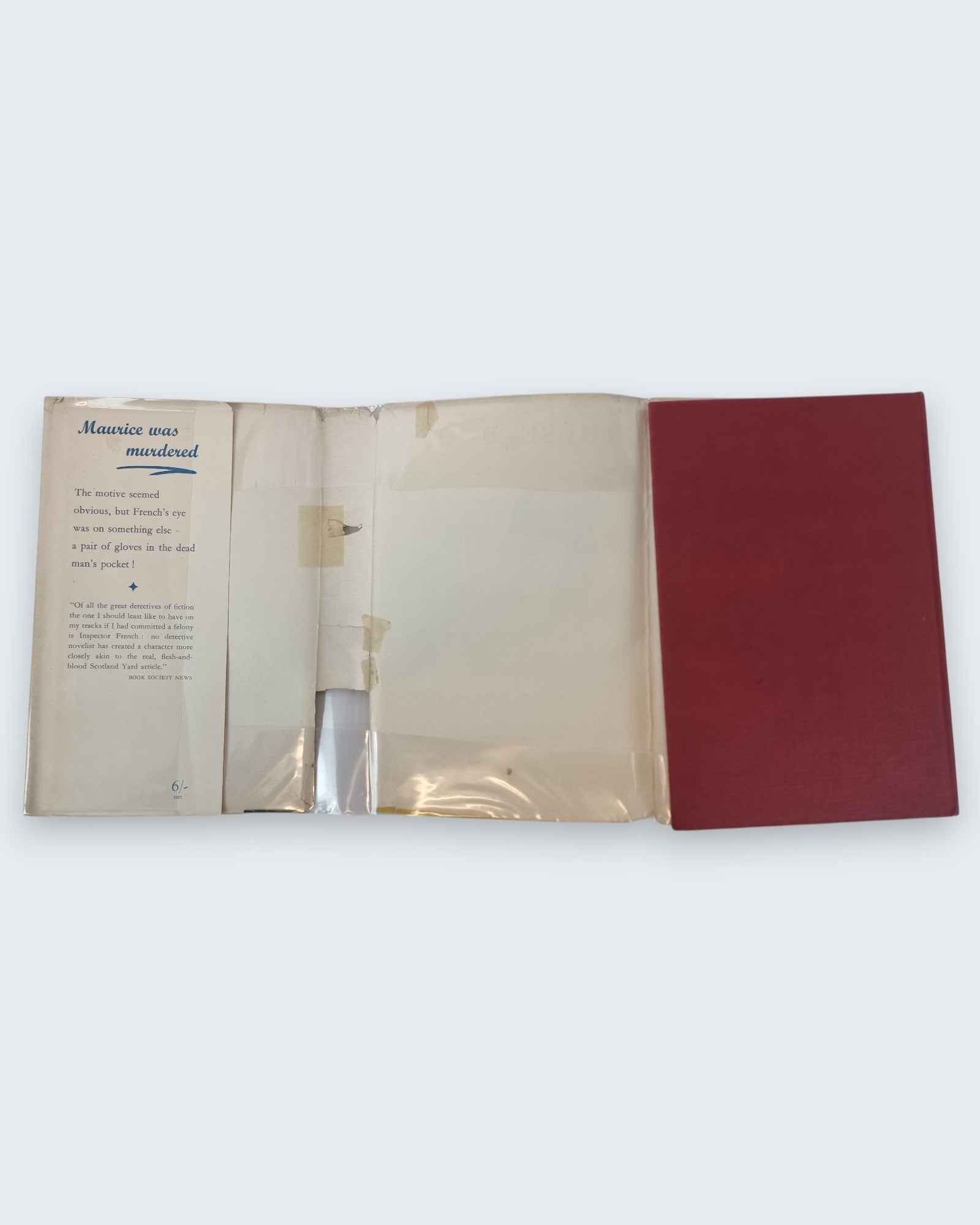 French Strikes Oil Freeman Wills Crofts first edition vintage book back and binding