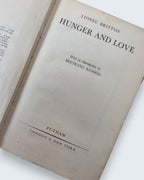 Hunger and Love Lionel Britton first edition vintage book title page