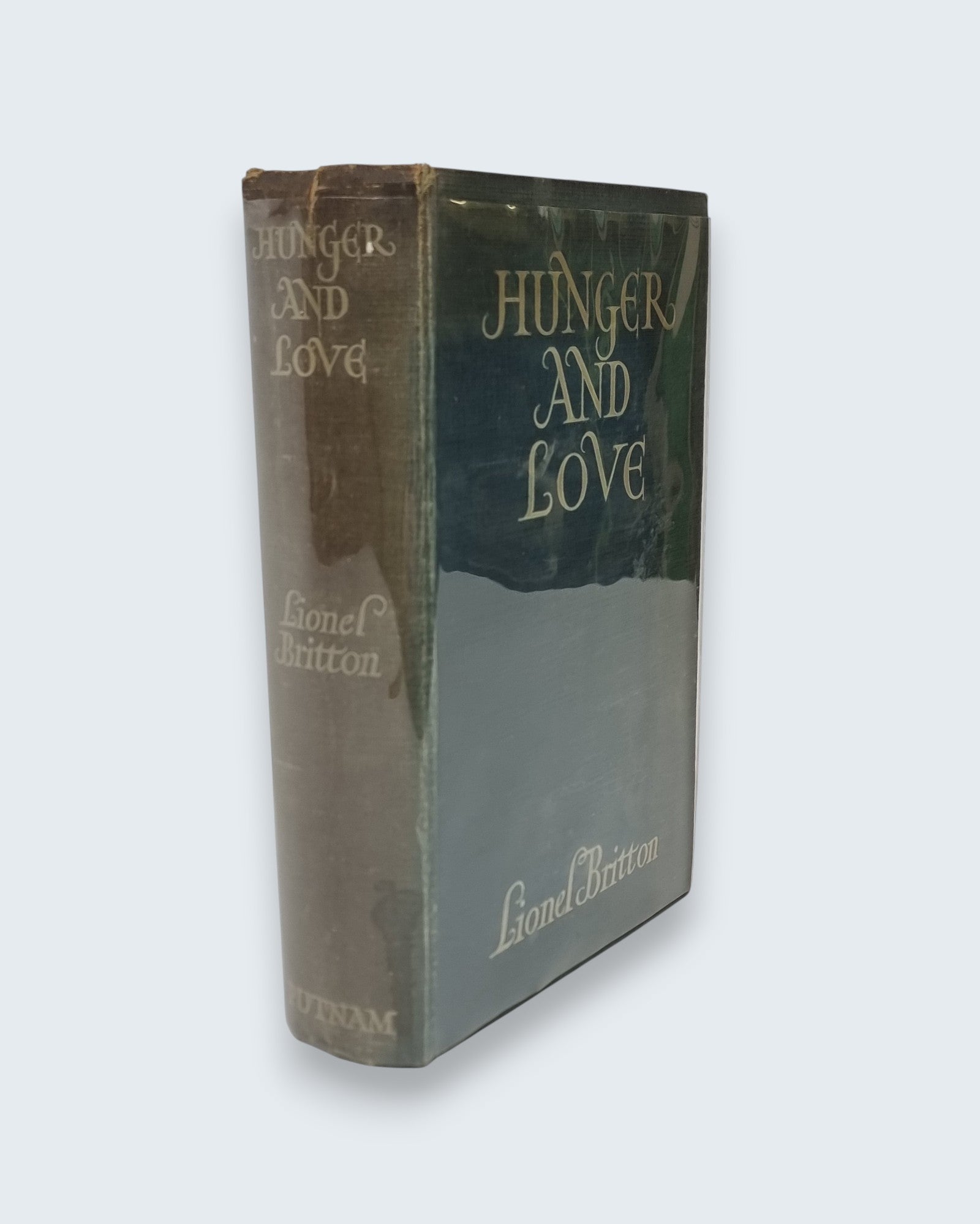 Hunger and Love Lionel Britton first edition vintage book cover