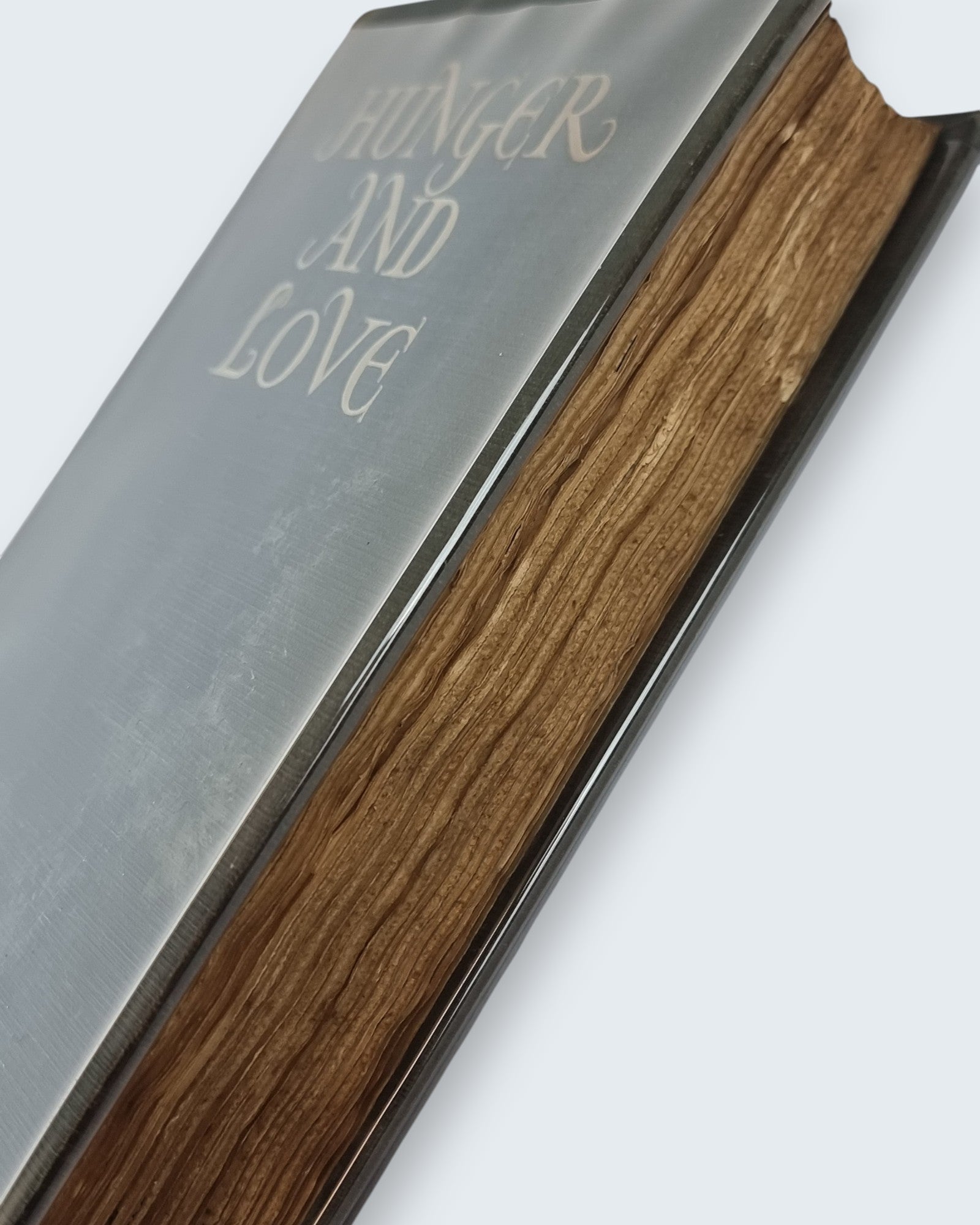 Hunger and Love Lionel Britton first edition vintage book angled view