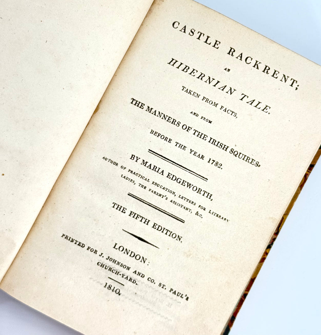 Castle Rackrent, Maria Edgeworth — 5th Edition