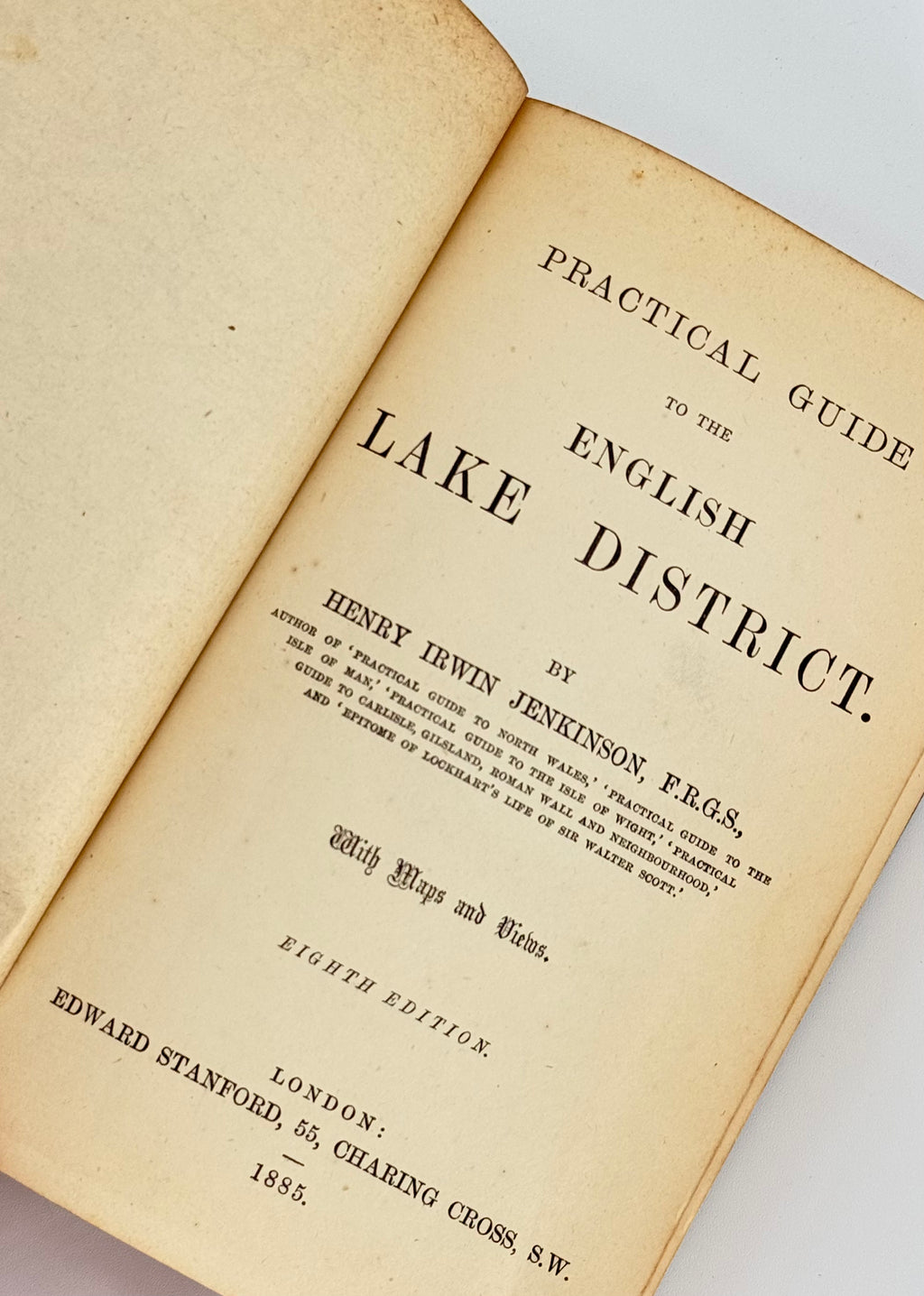 Practical Guide to the English Lake District, Henry Irwin Jenkinson — 8th Edition