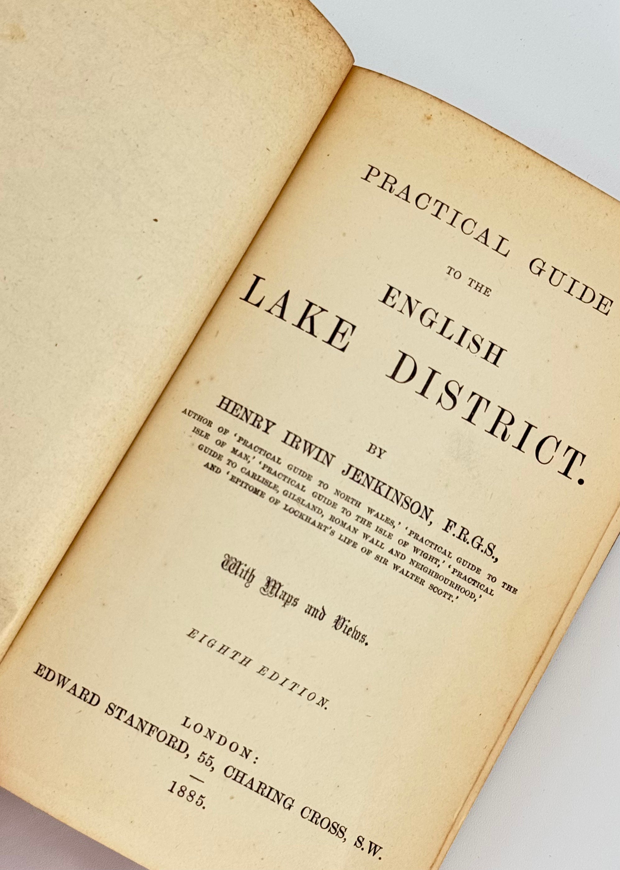 Practical Guide to the English Lake District, Henry Irwin Jenkinson — 8th Edition