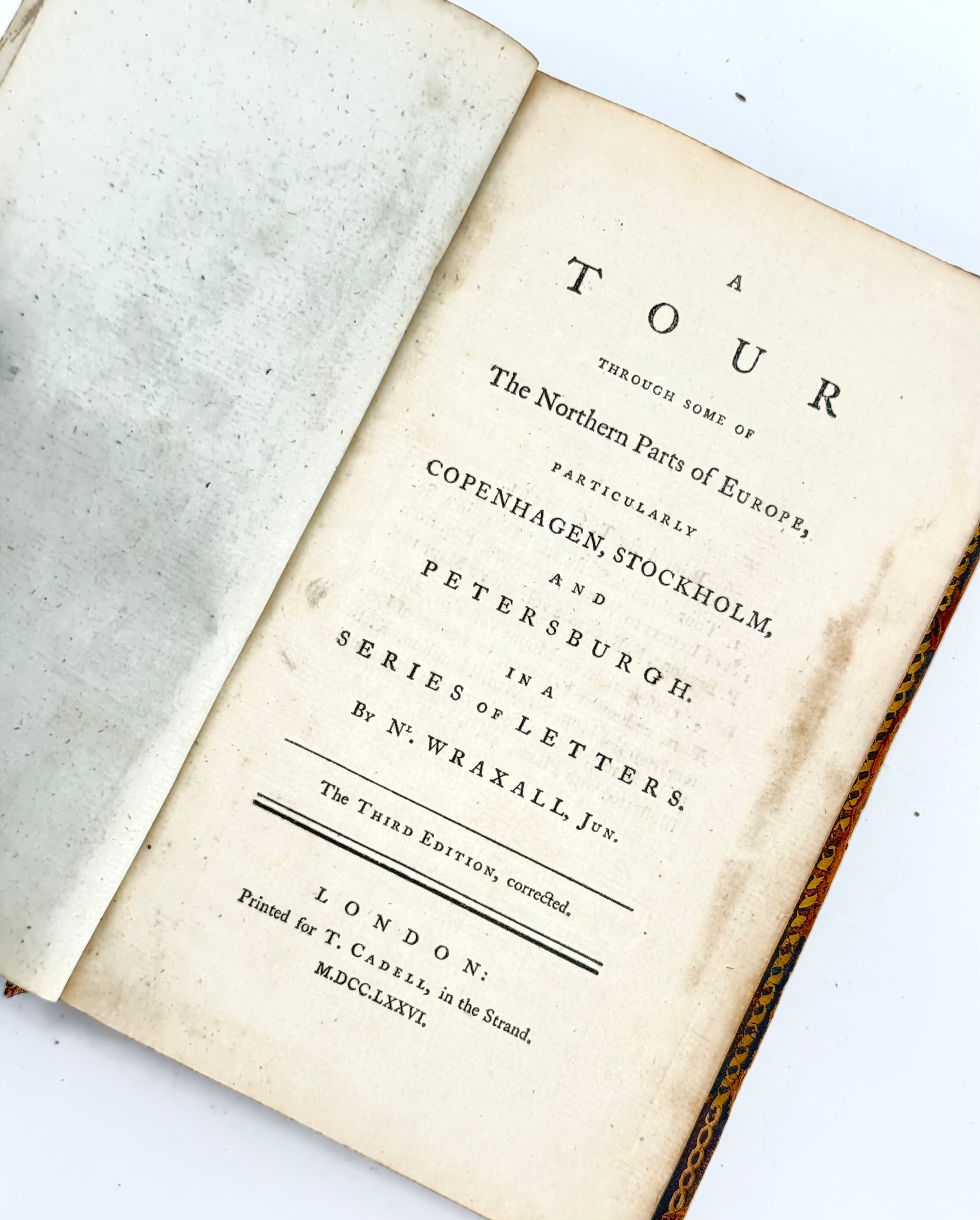 Wraxall's Northern Tour, Nathaniel William Wraxall — 3rd Edition