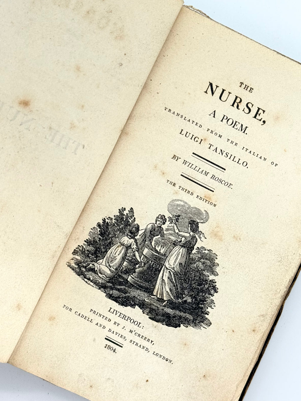 The Nurse; A Poem, Luigi Tansillo; translated by William Roscoe — 3rd Edition