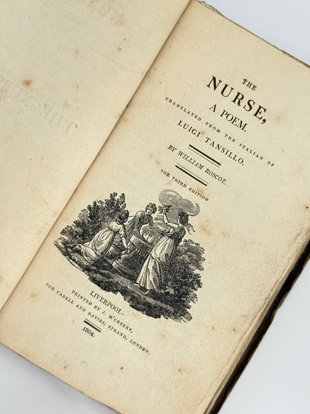 The Nurse; A Poem, Luigi Tansillo; translated by William Roscoe — 3rd Edition