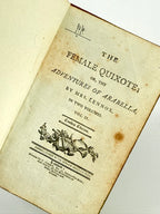 The Female Quixote: 2 Volumes Complete, Mrs. Lennox — Cooke's Edition