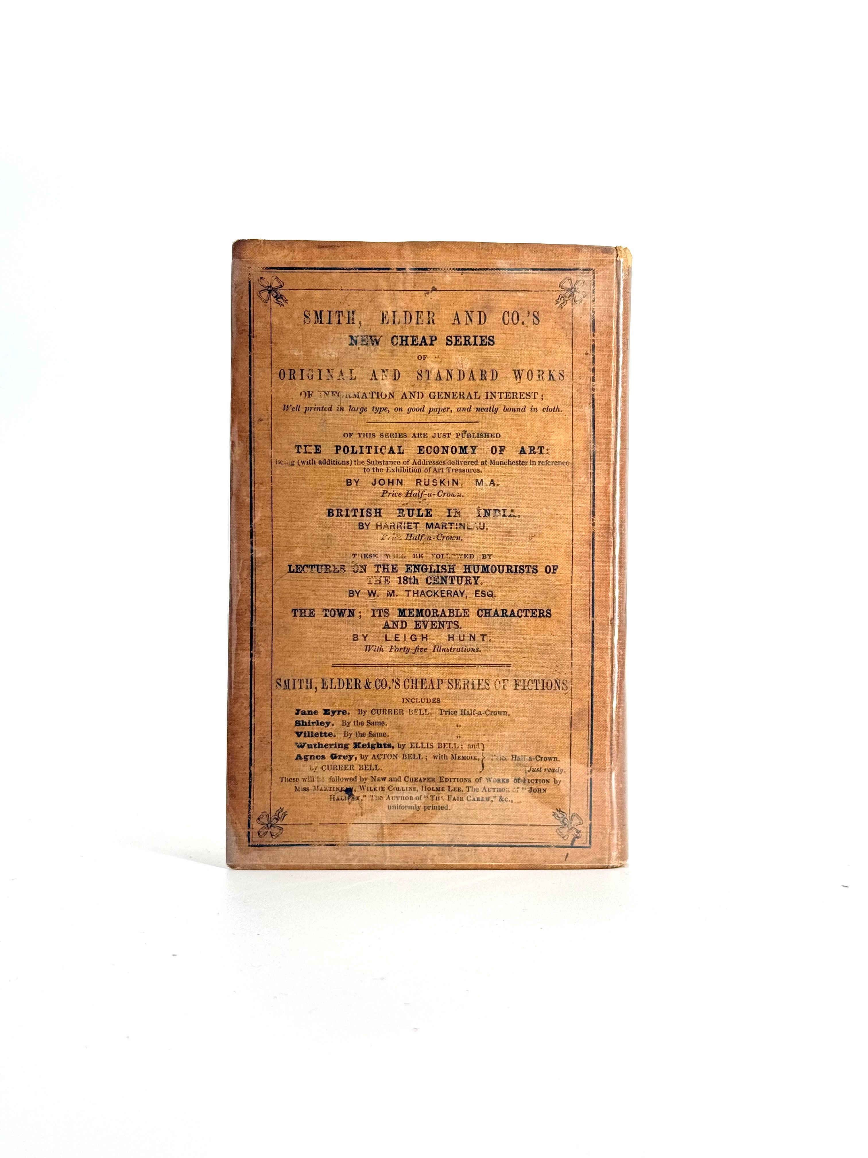 The Political Economy of Art, John Ruskin — 1st Edition