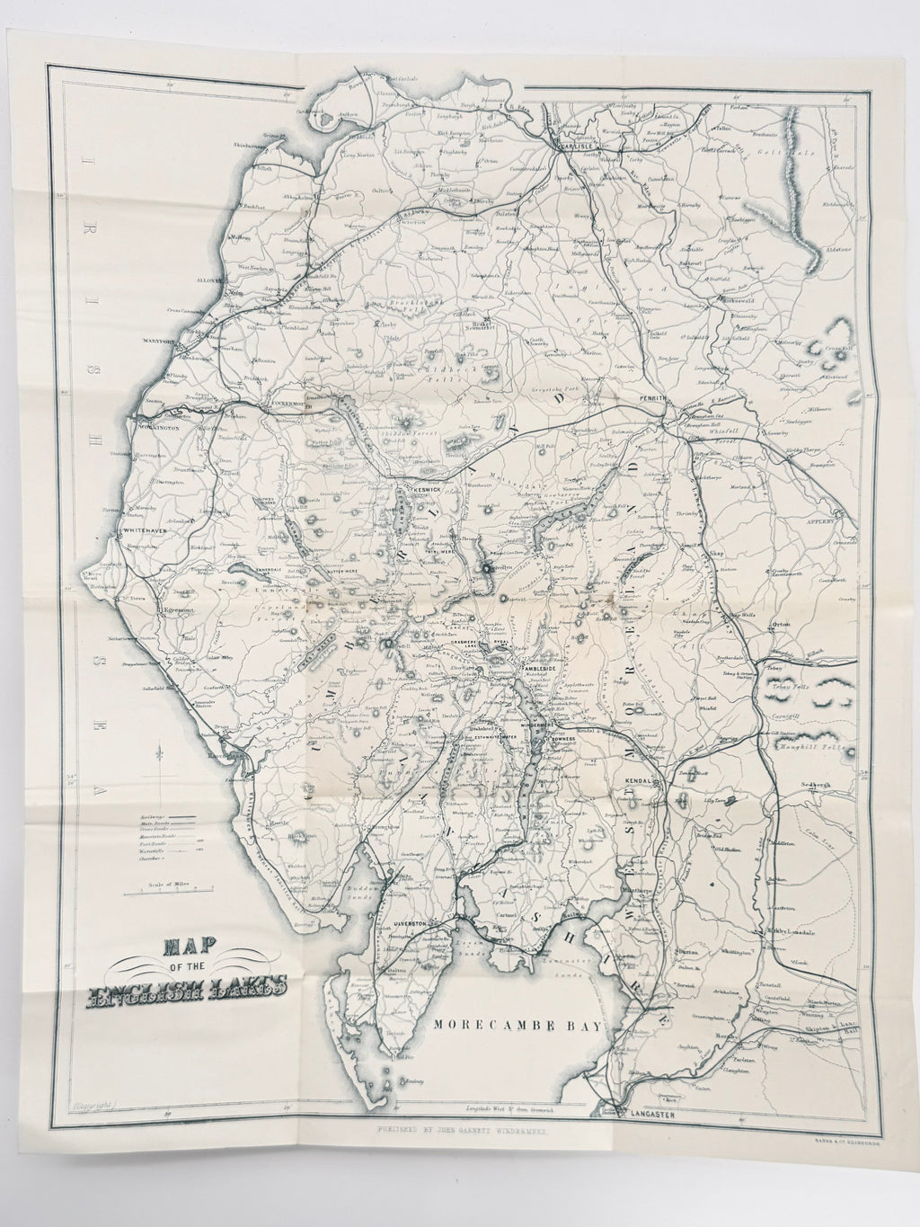 Martineau's Complete Guide to the English Lakes, Harriet Martineau — 4th Ed.