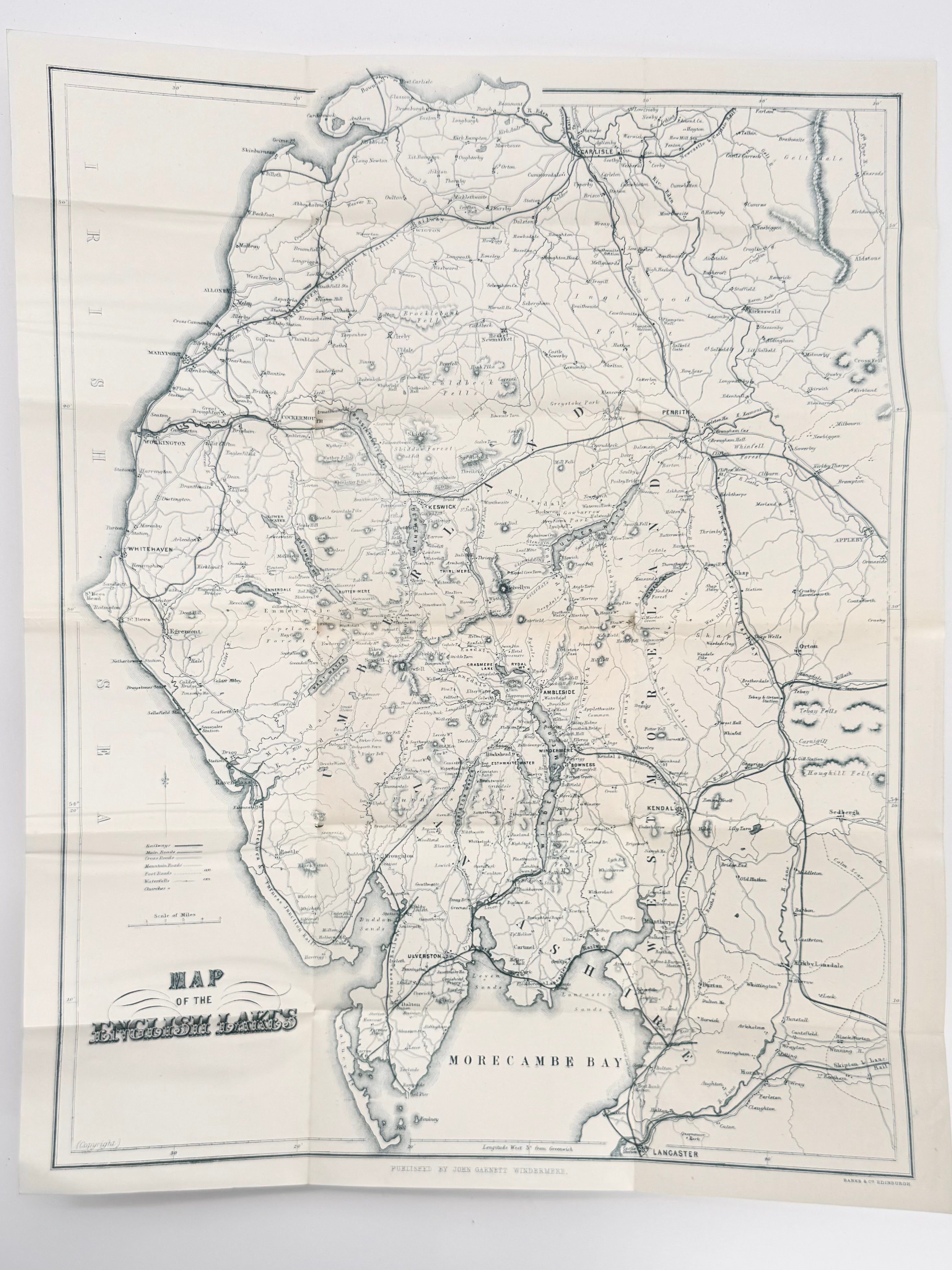 Martineau's Complete Guide to the English Lakes, Harriet Martineau — 4th Ed.