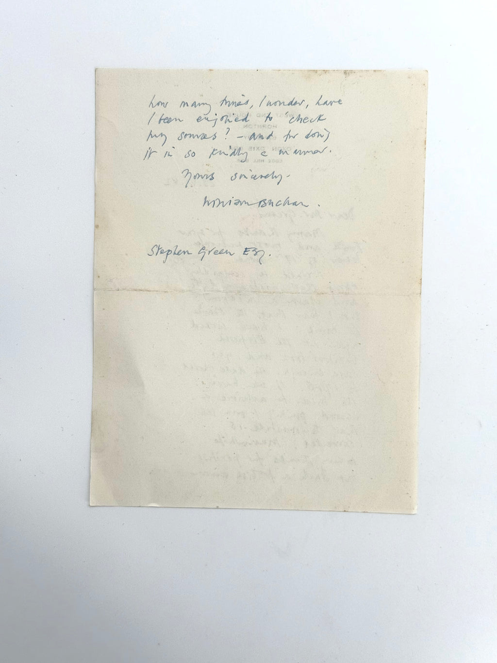 John Buchan: A Memoir, William Buchan — 1st Edition