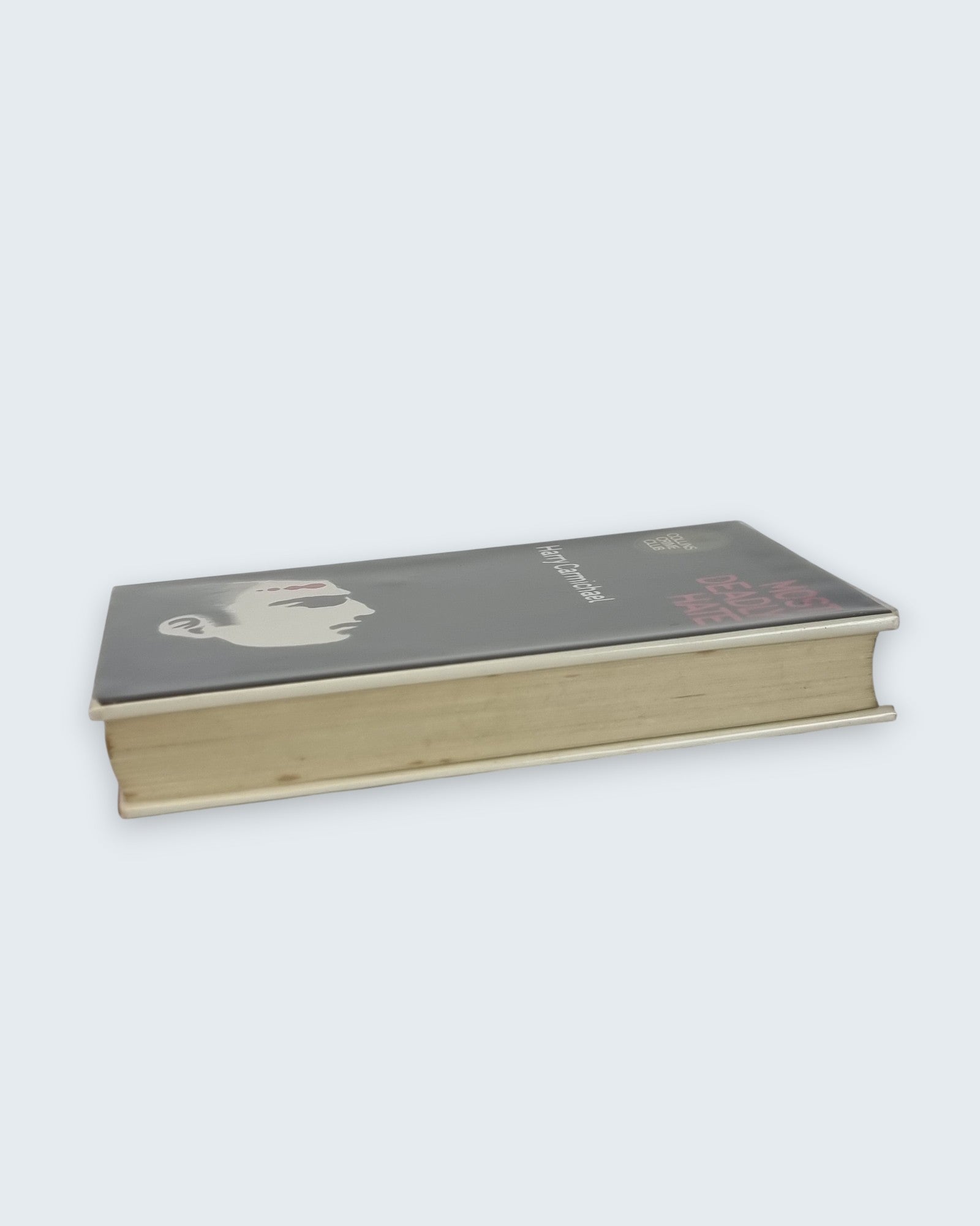 Most Deadly Hate Harry Carmichael first edition vintage book angled view