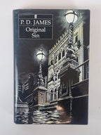 Original Sin P D James first edition vintage book front view