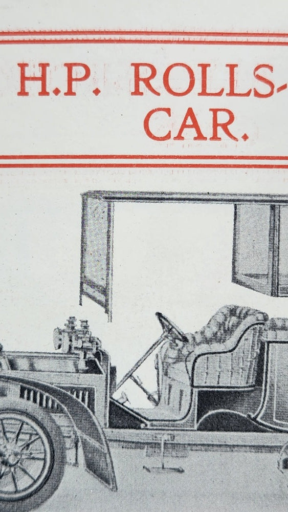 The New All-British Motor-Car, C. S. Rolls & Co. — 1st Edition (January 1905 First State)