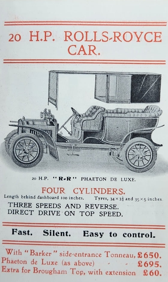 The New All-British Motor-Car, C. S. Rolls & Co. — 1st Edition (January 1905 First State)