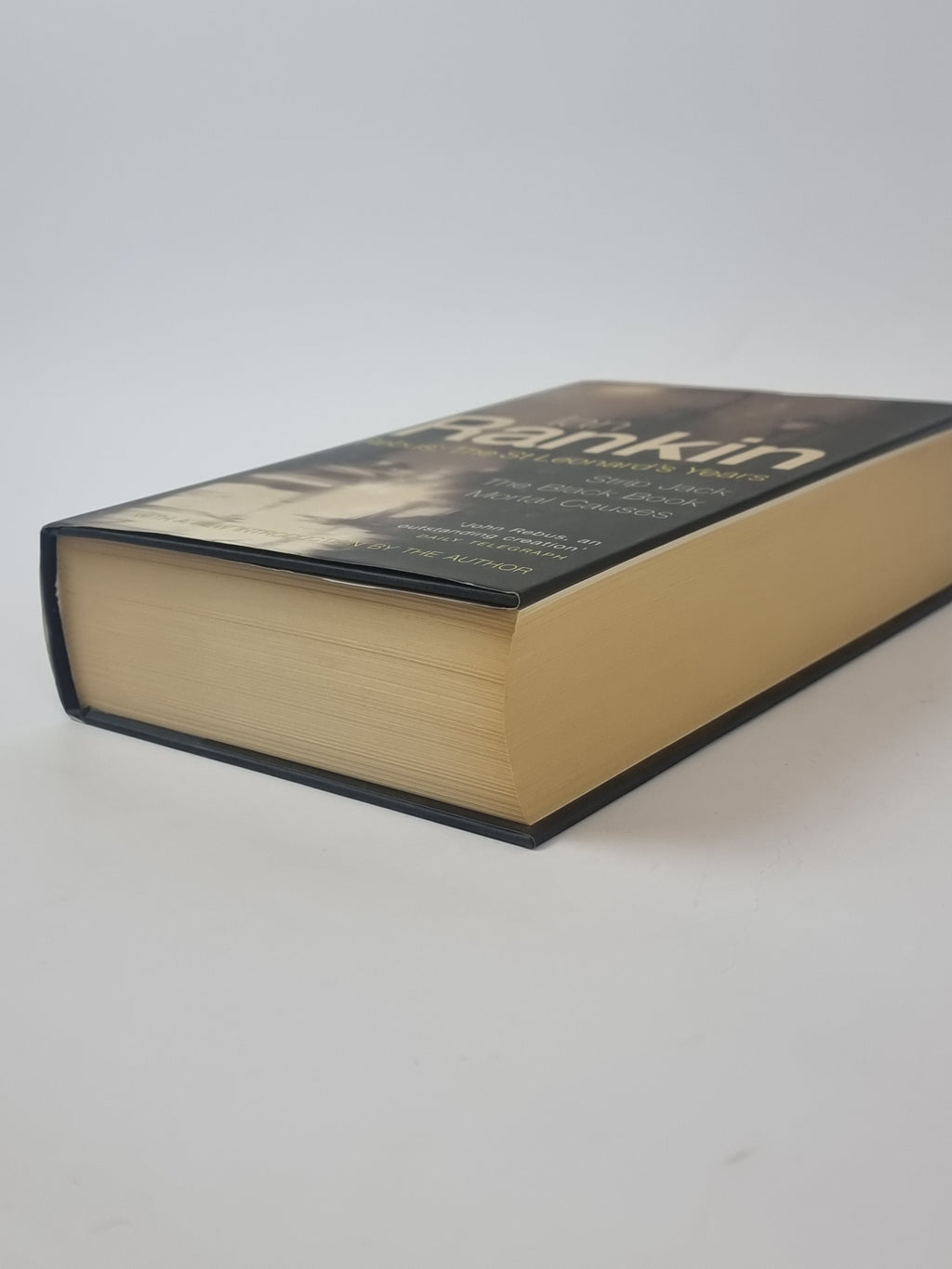 Rebus The St Leonards Years Ian Rankin vintage book side angled view