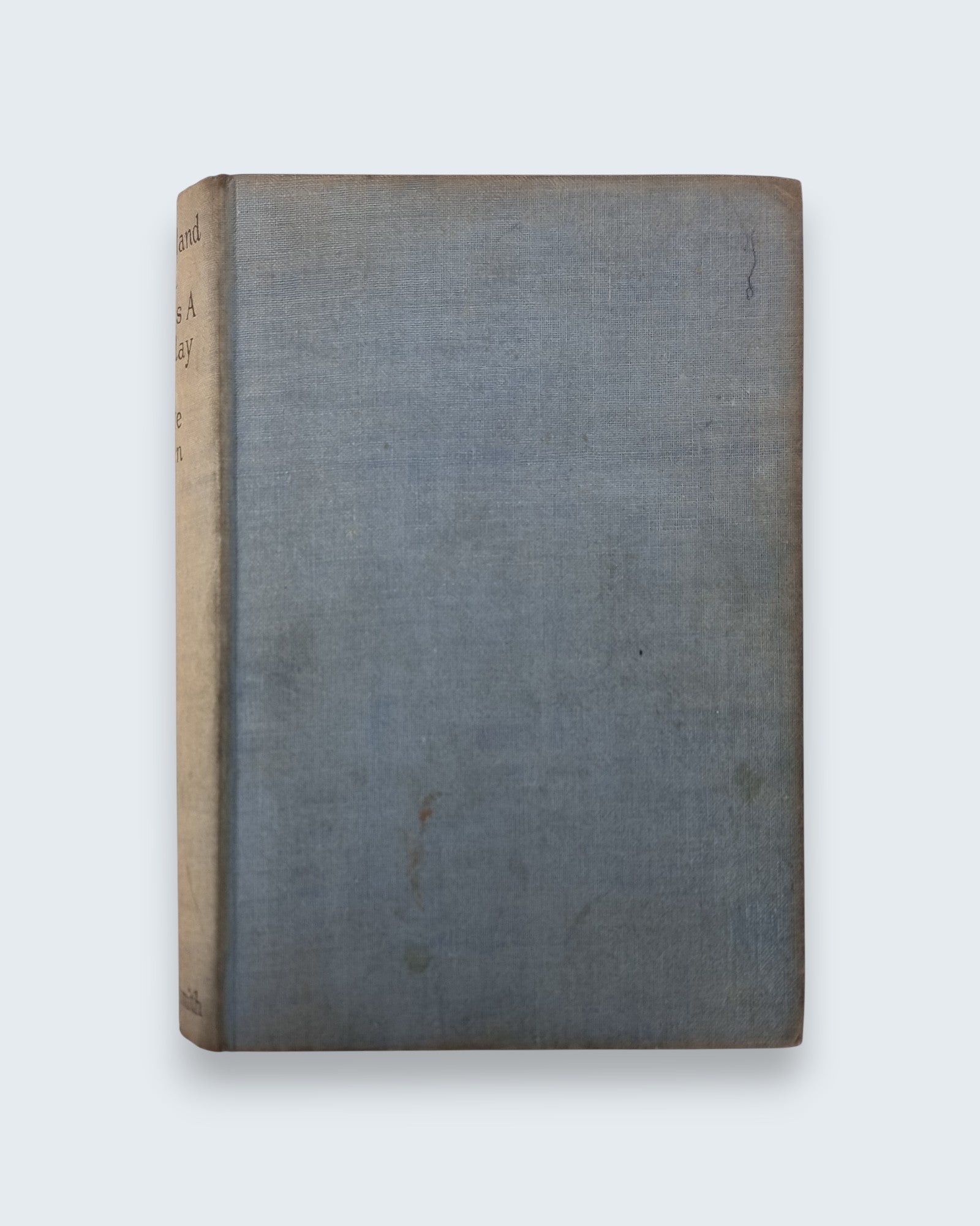 Scotland Yard Takes a Holiday Luke Allan first edition vintage book front view
