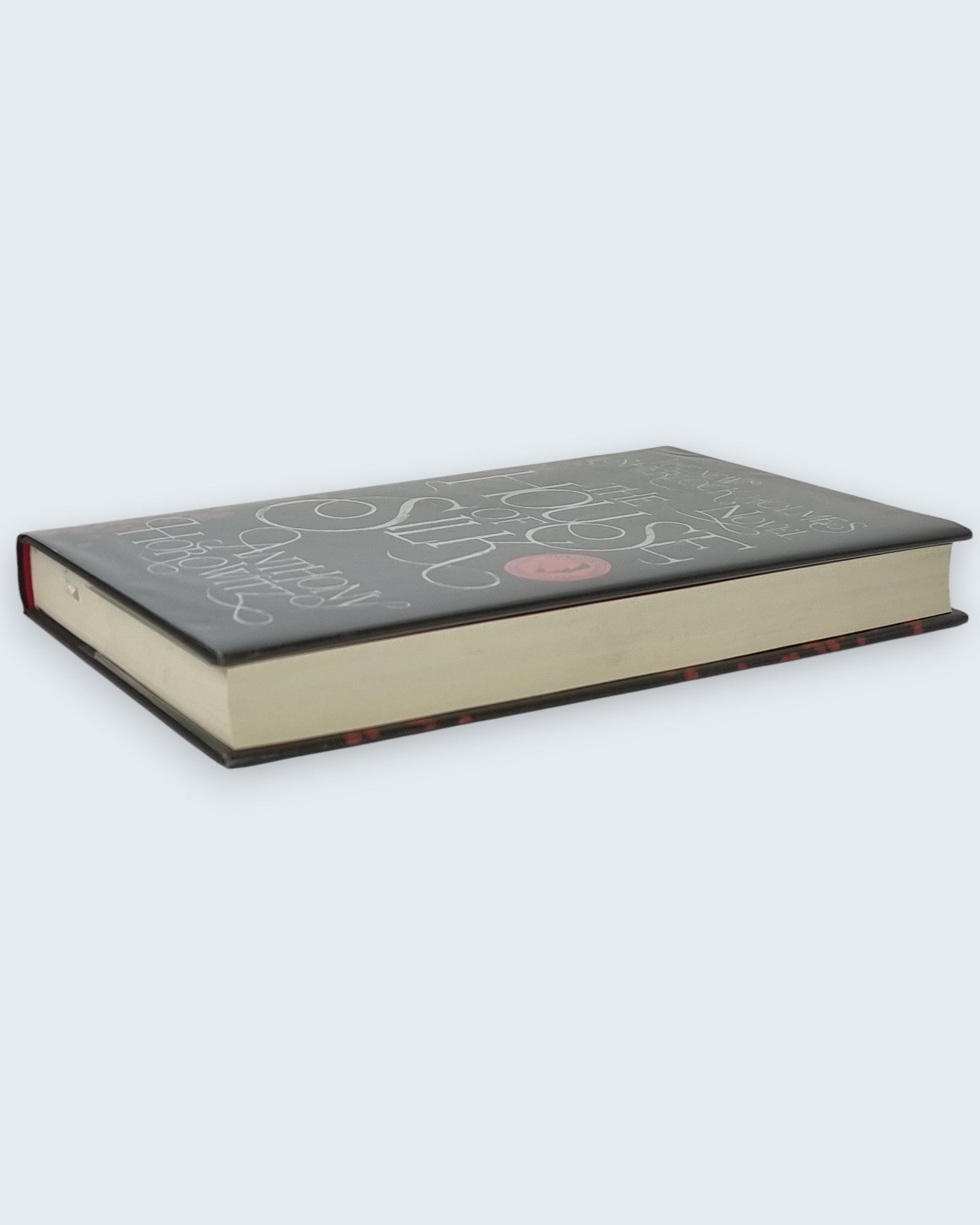 The House Of Silk Anthony Horowitz signed first edition book side angled view