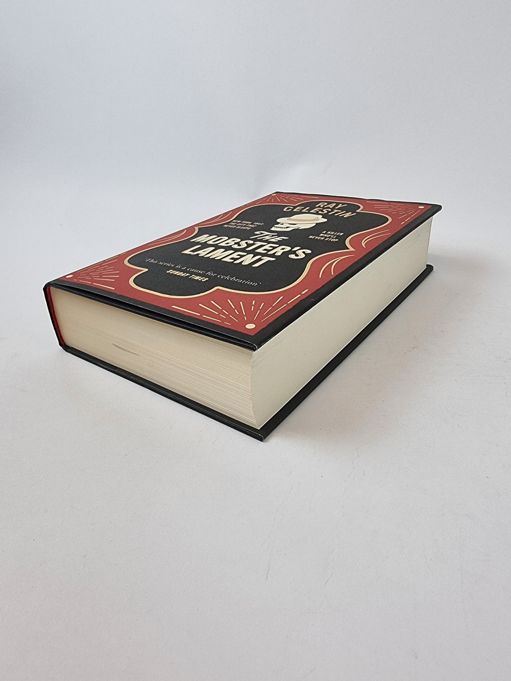 The Mobsters Lament City Blues Quartet Ray Celestin first edition vintage book side angled view