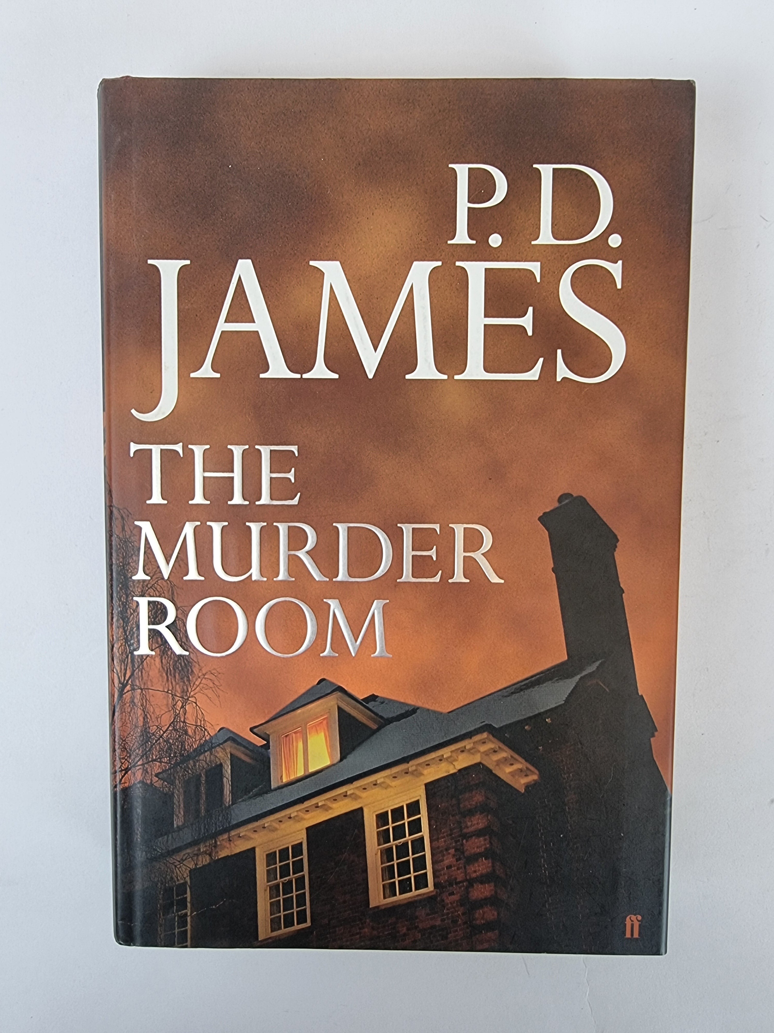 The Murder Room P D James first edition vintage book front view