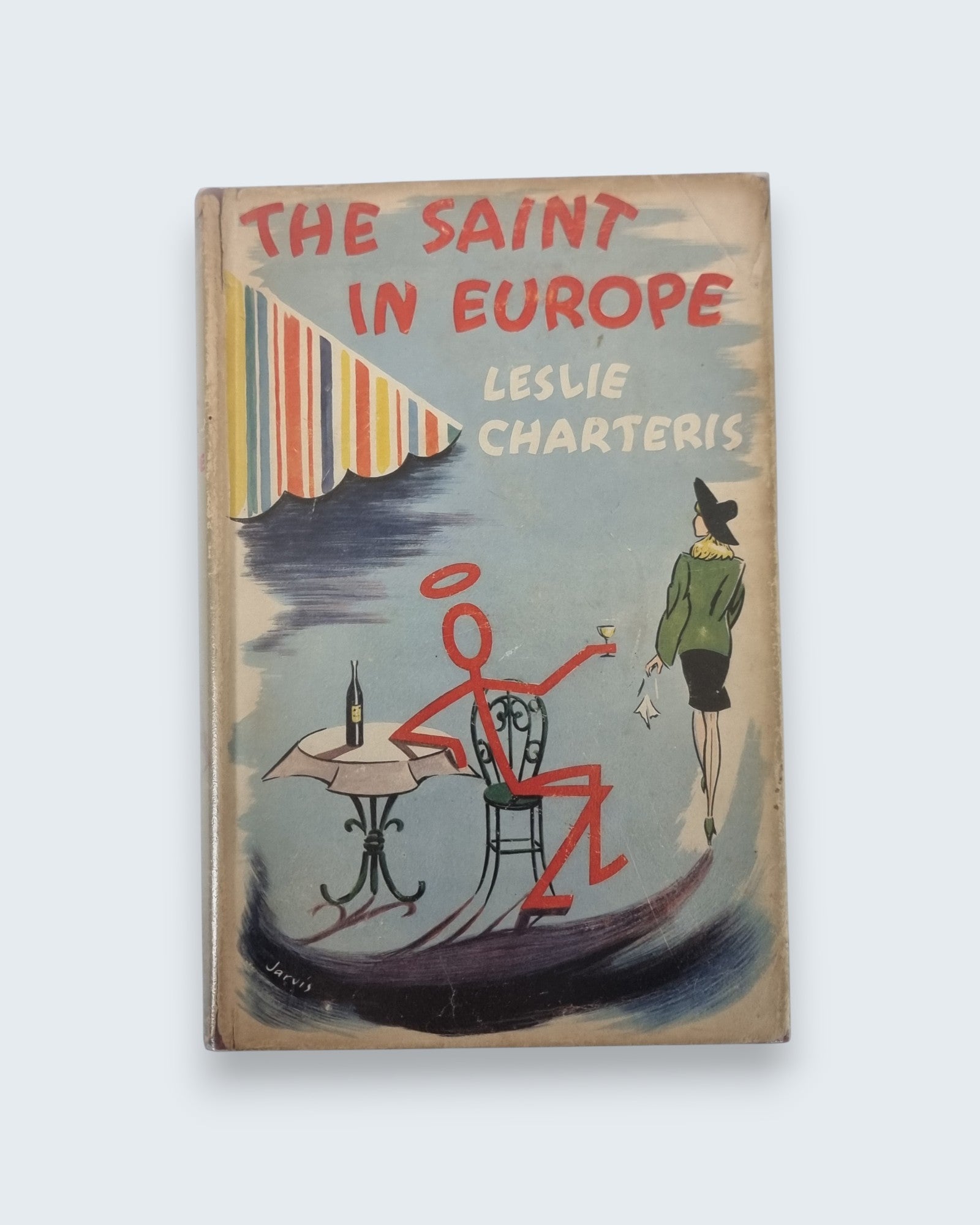 The Saint in Europe Leslie Charteris first edition vintage book front view