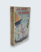 The Saint in Europe Leslie Charteris first edition vintage book cover