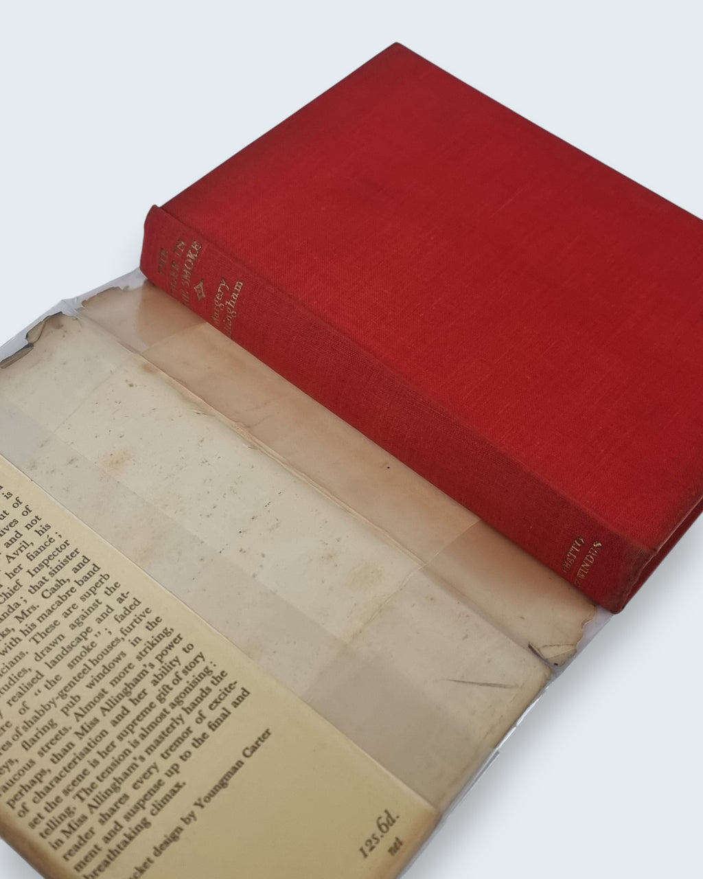 The Tiger in the Smoke Margery Allingham first edition vintage book spiral and hardcover binding