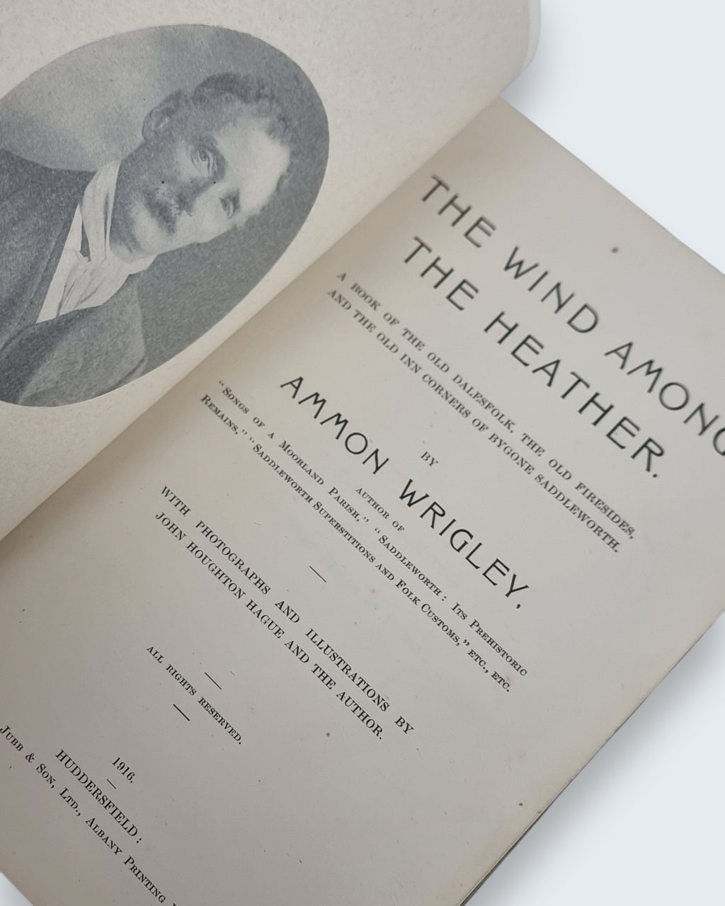 The Wind Among the Heather Ammon Wrigley first edition vintage book details