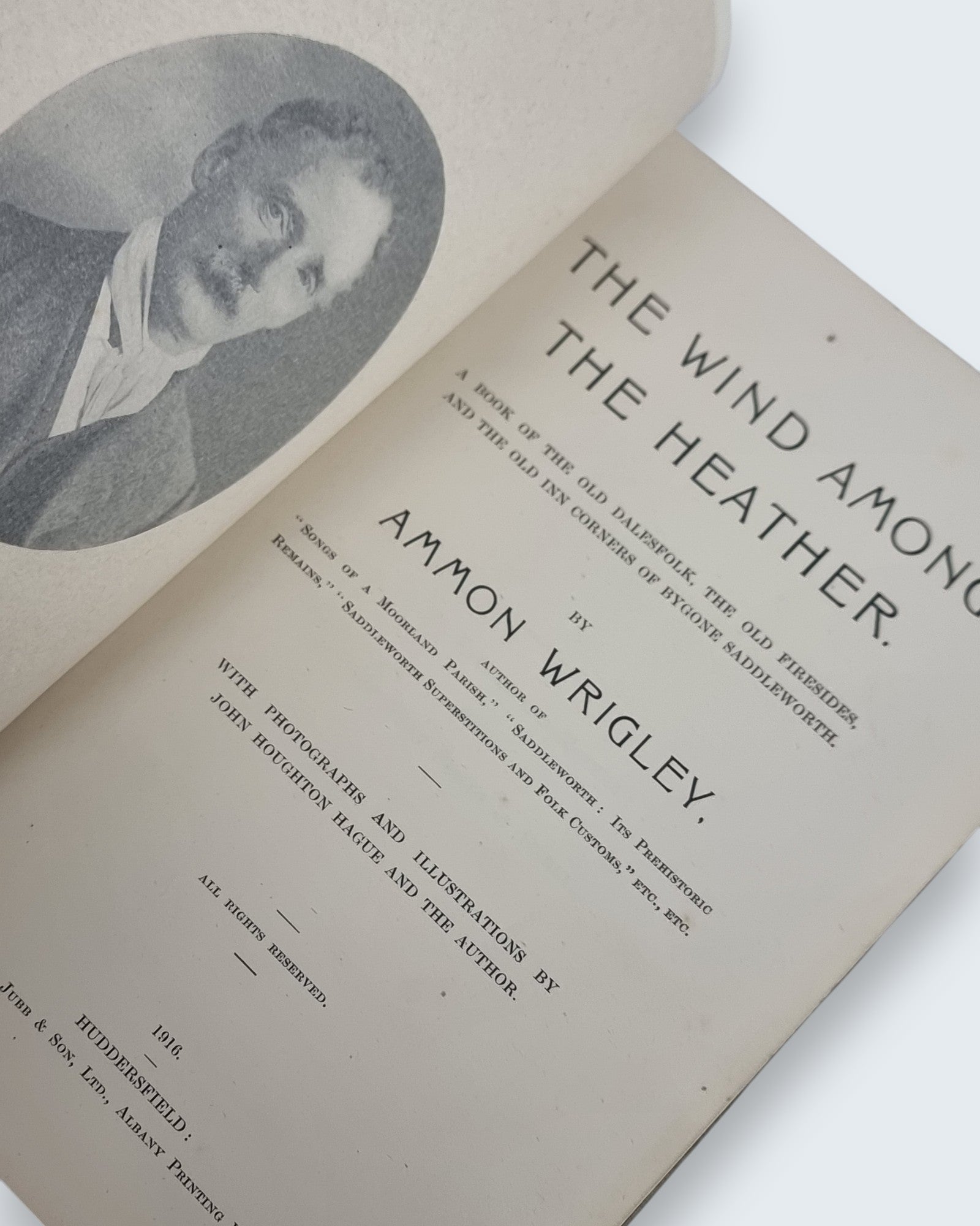 The Wind Among the Heather Ammon Wrigley first edition vintage book details