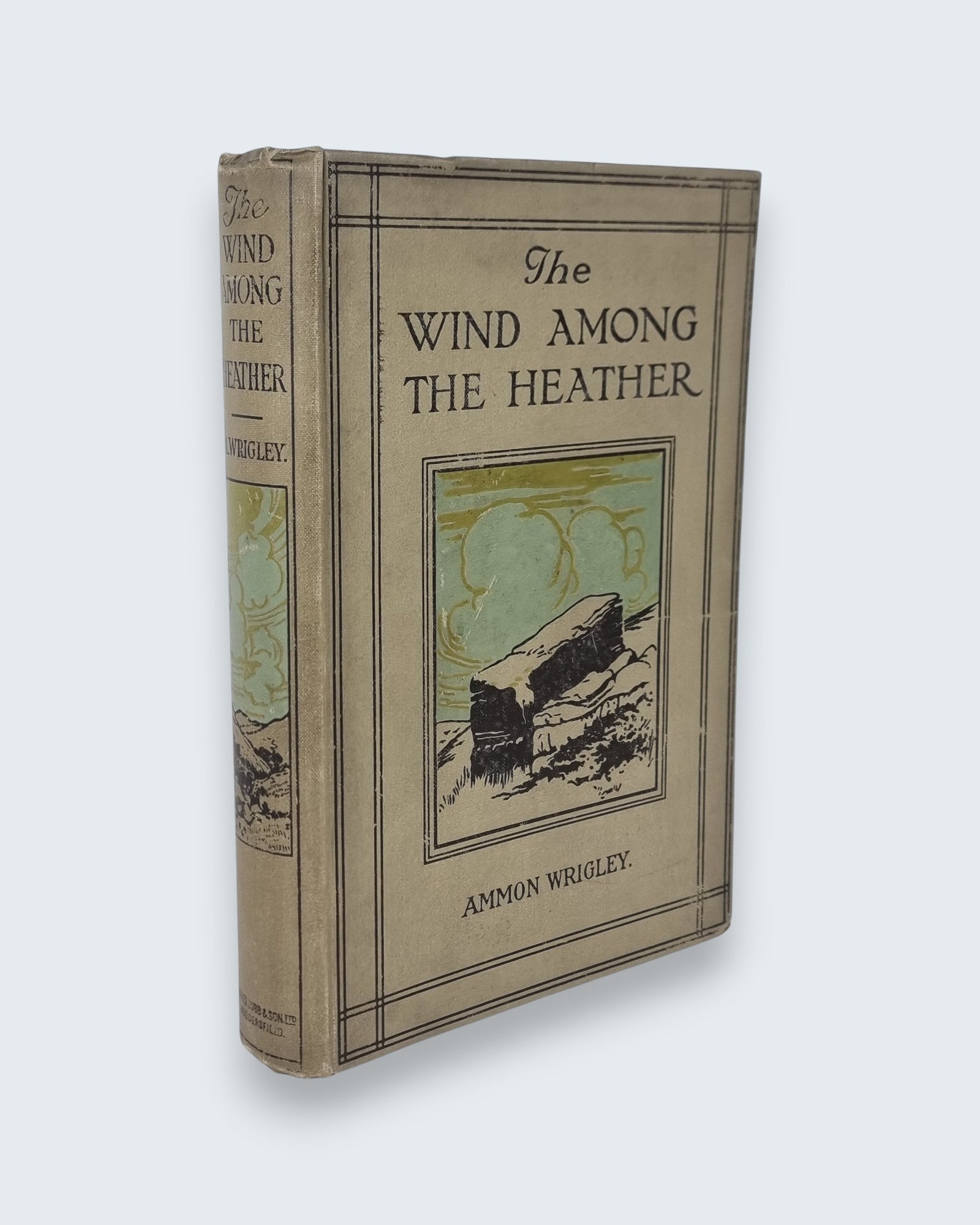The Wind Among the Heather Ammon Wrigley first edition vintage book cover standing view