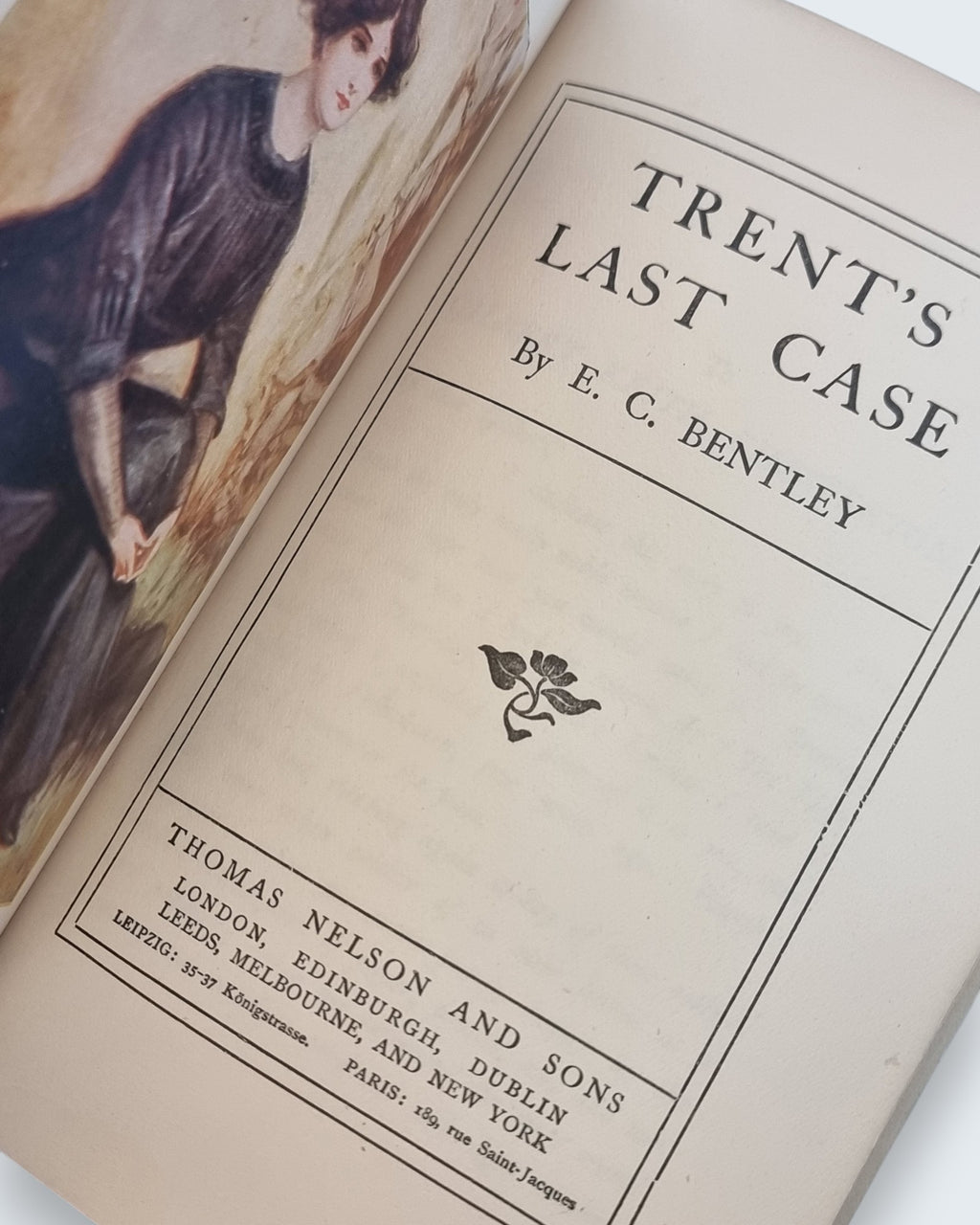 Trents Last Case E C Bentley first edition vintage book title page