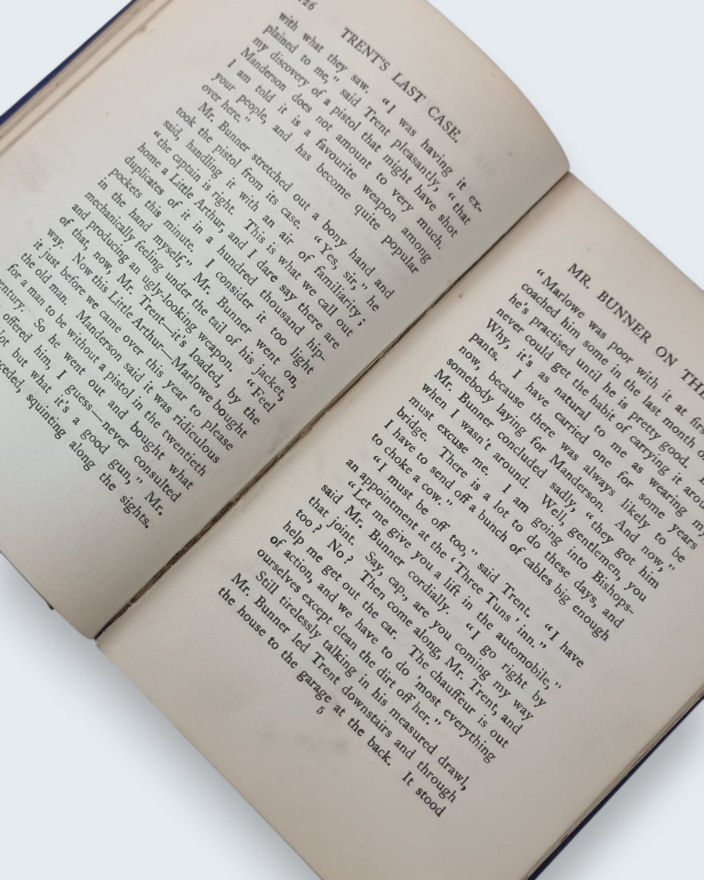 Trents Last Case E C Bentley first edition vintage book open pages