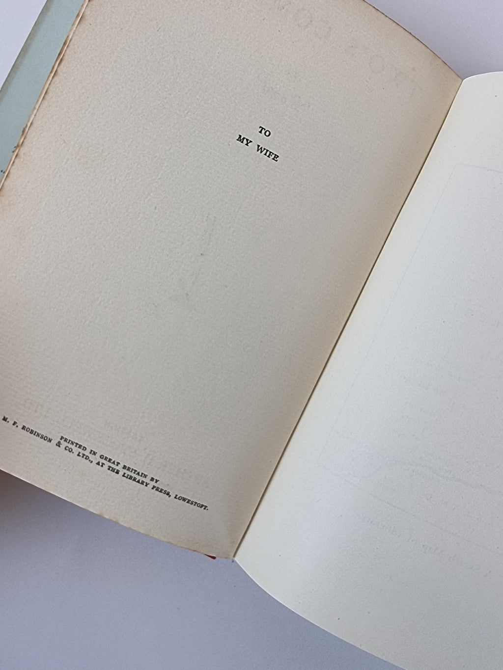 Twos Company Raoul 1946 reissue signed inscribed vintage book copyright page