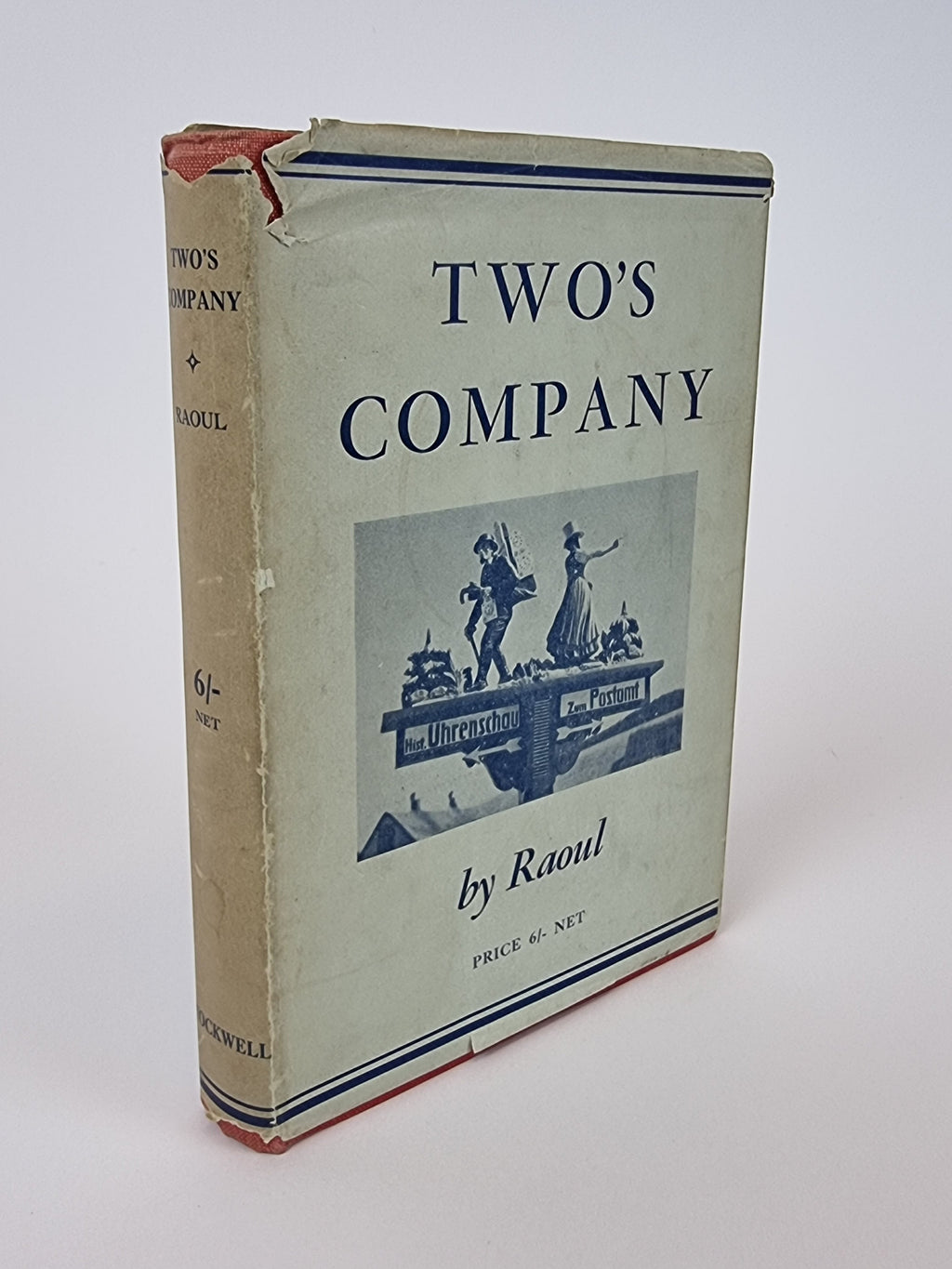 Twos Company Raoul 1946 reissue signed inscribed vintage book cover