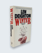 Winter A Berlin Family Len Deighton ARC limited edition 597 of 1000 vintage book cover standing view