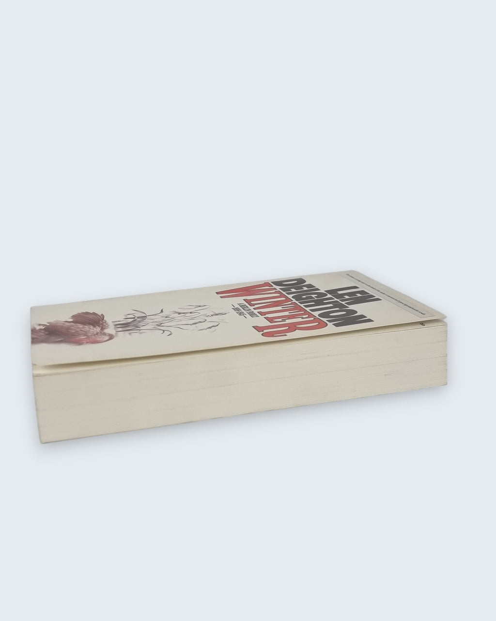 Winter A Berlin Family Len Deighton ARC limited edition 597 of 1000 vintage book laying angled view