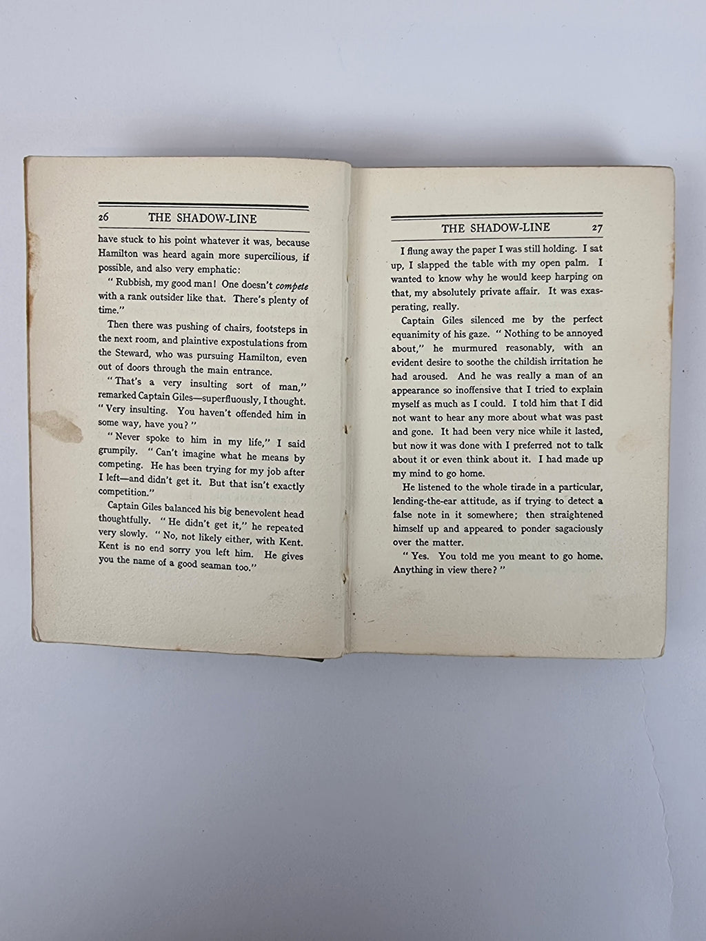 The Shadow Line, Joseph Conrad — 1st Edition, 1st Issue