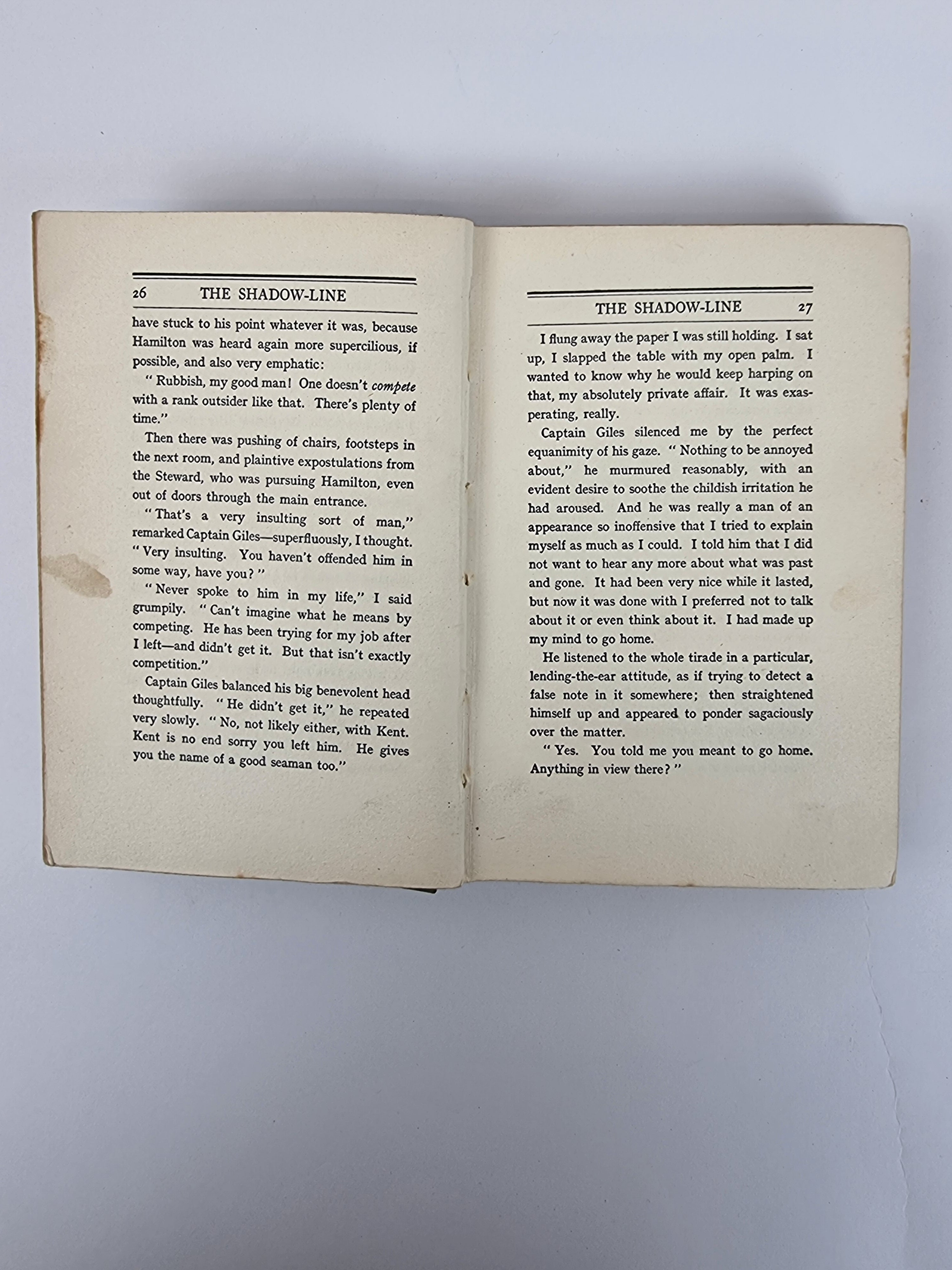 The Shadow Line, Joseph Conrad — 1st Edition, 1st Issue