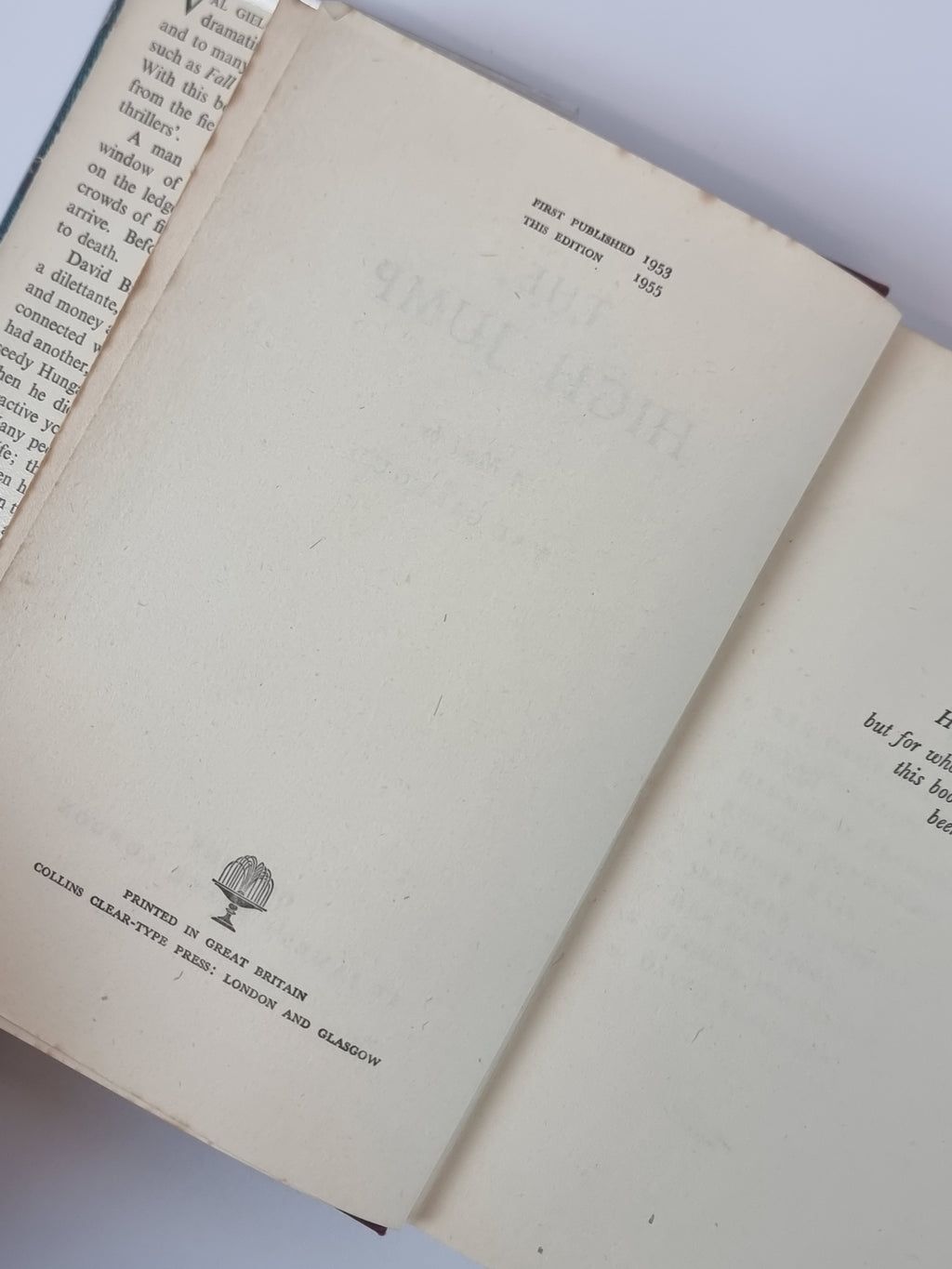 The High Jump, Val Gielgud — 2nd Edition