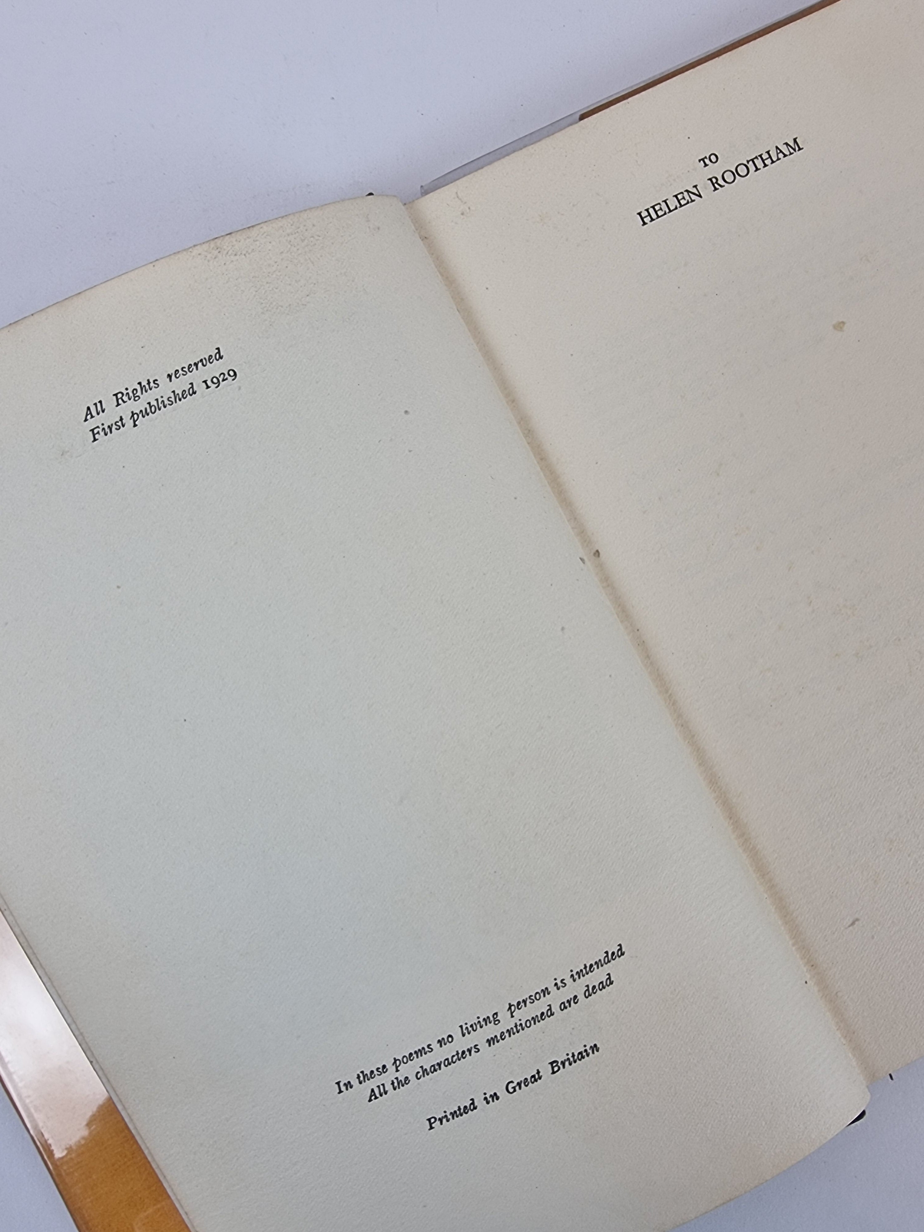 Gold Coast Customs and Other Poems, Edith Sitwell — 1st Edition/Printing, Limited